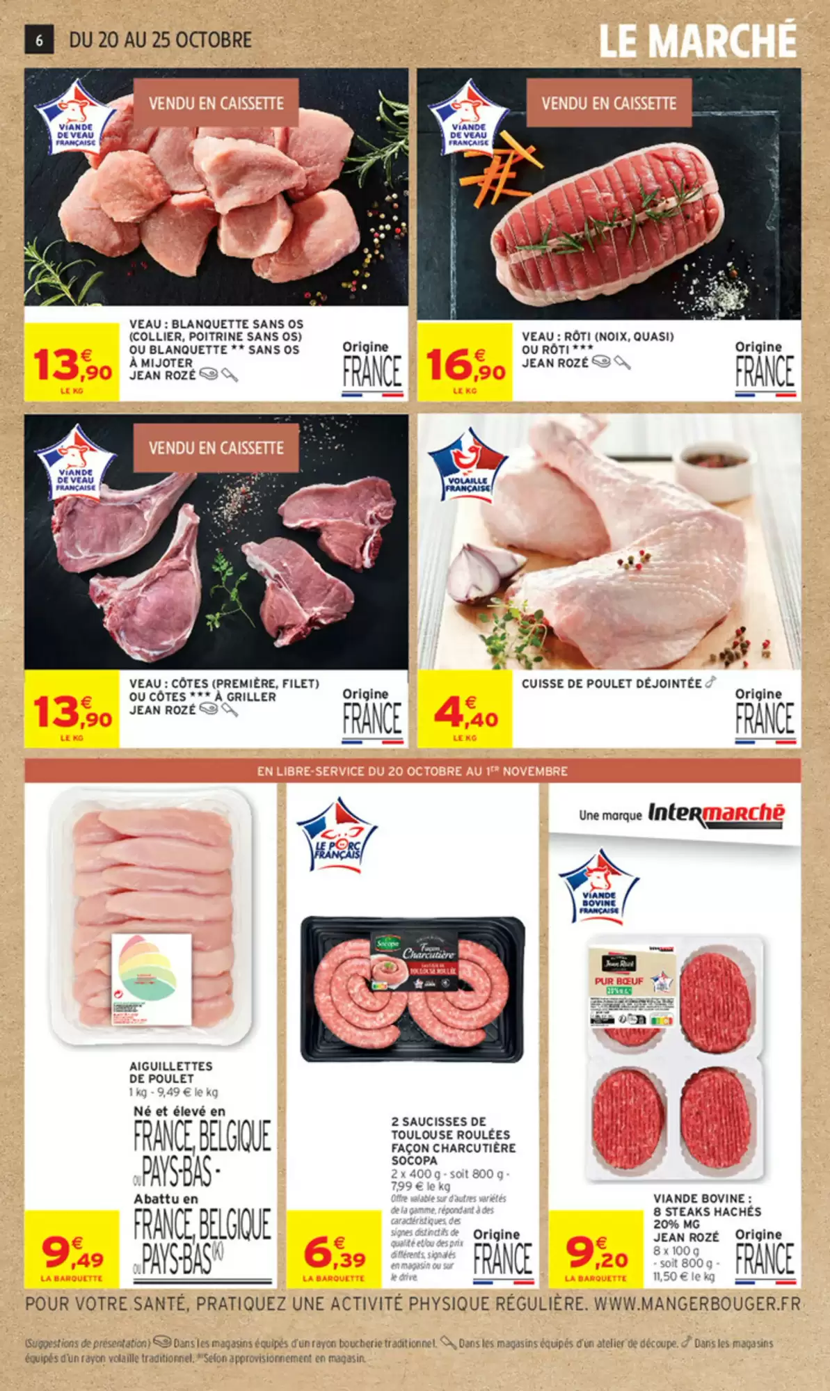 Prospectus promotionnel Intermarché valable à partir du 20/10/2026 - Page 6.