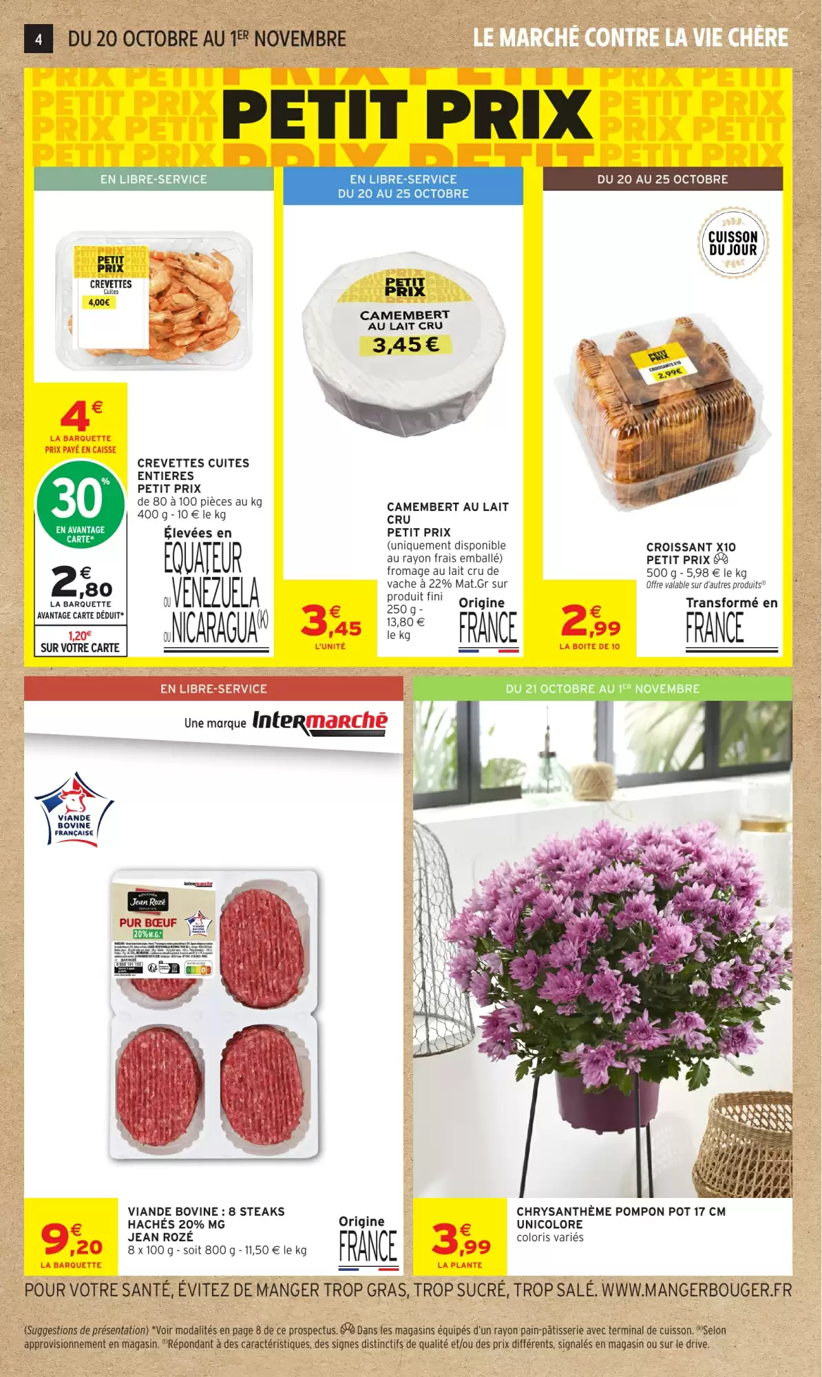 Prospectus promotionnel Intermarché valable à partir du 20/10/2026 - Page 4.