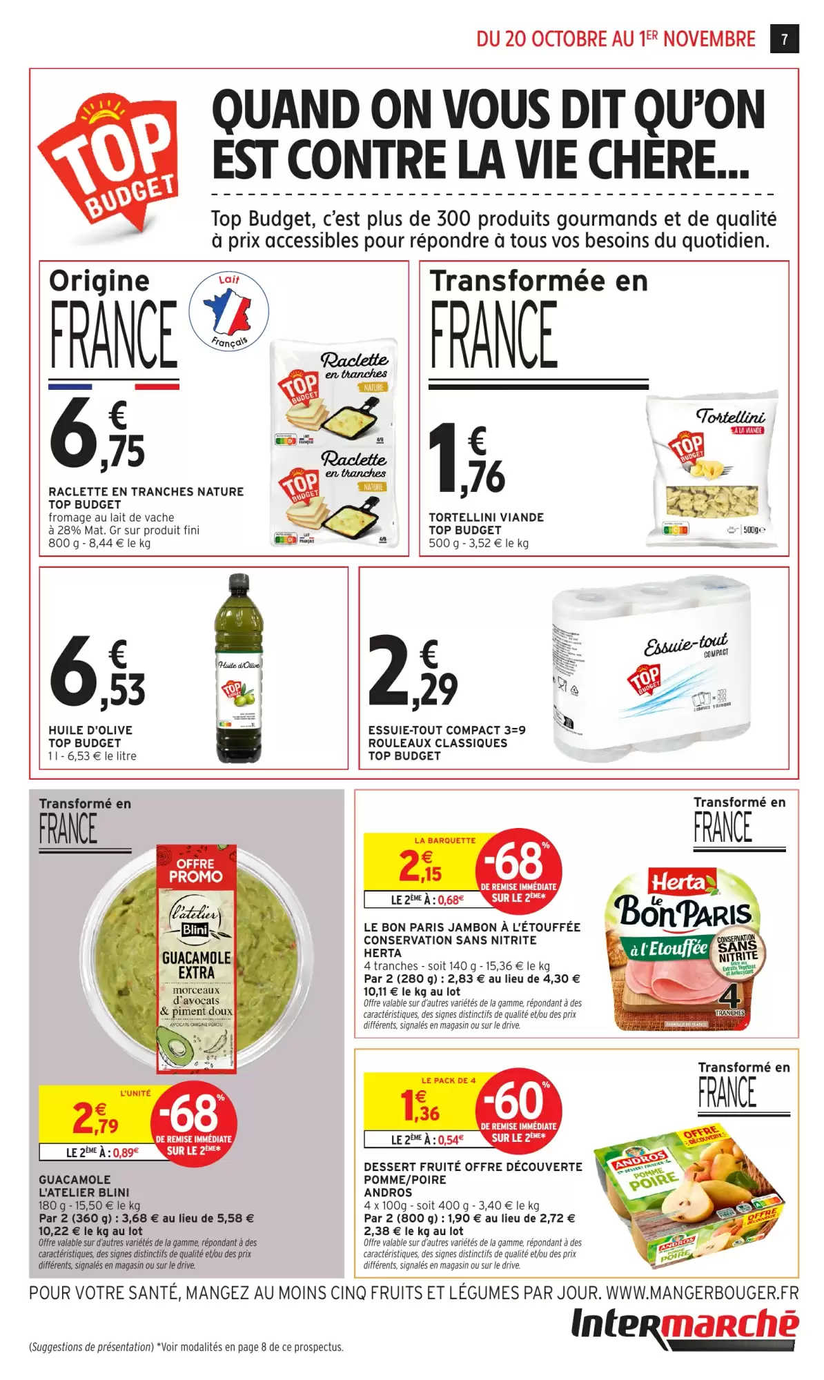 Prospectus promotionnel Intermarché valable à partir du 20/10/2026 - Page 7.