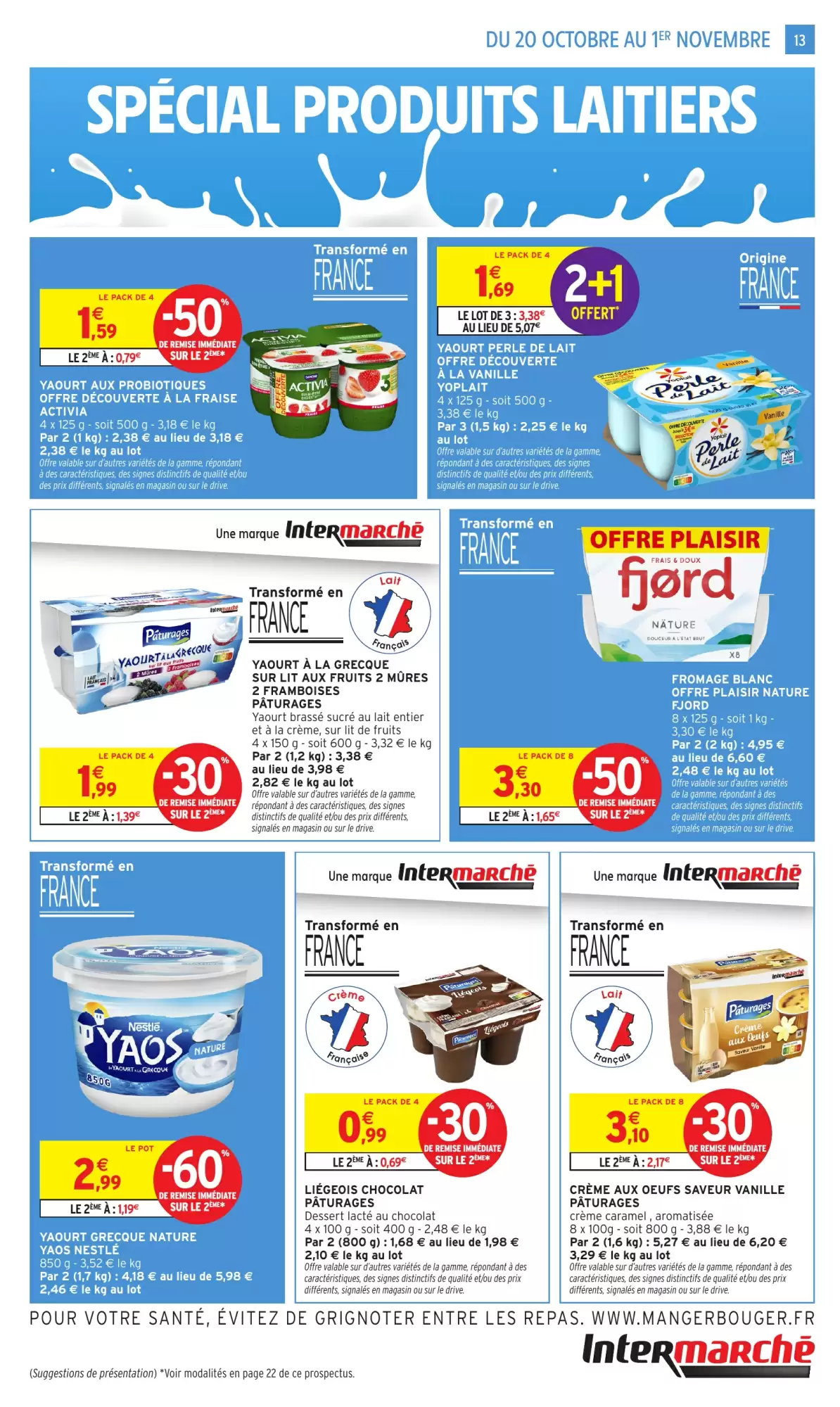 Prospectus promotionnel Intermarché valable à partir du 20/10/2026 - Page 13.