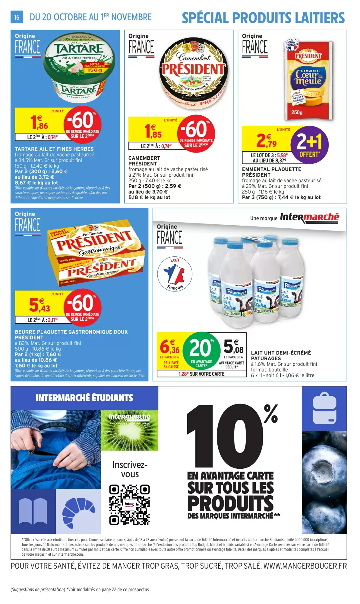 Prospectus promotionnel Intermarché valable à partir du 20/10/2026 - Page 16.