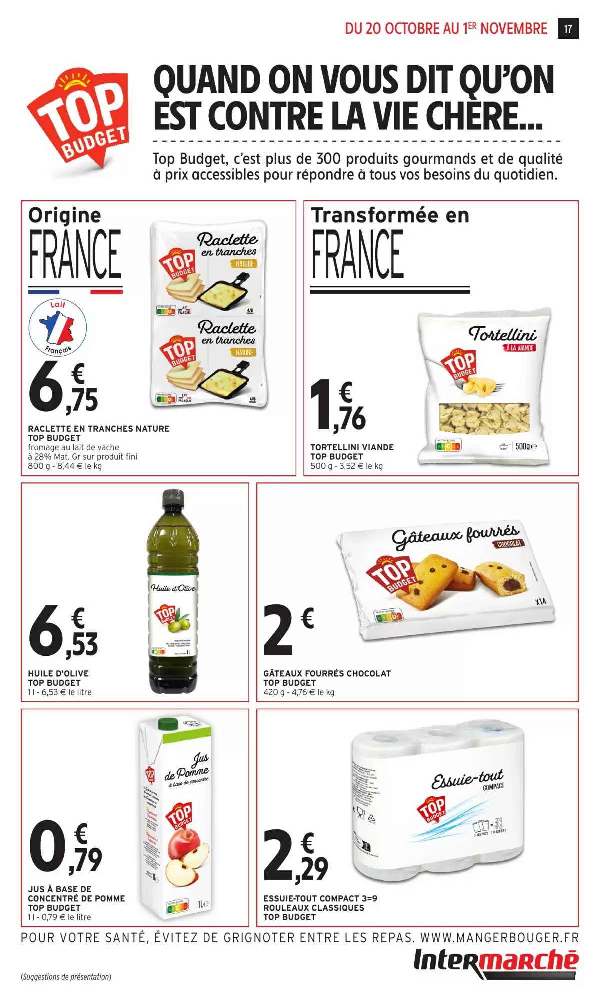 Prospectus promotionnel Intermarché valable à partir du 20/10/2026 - Page 17.