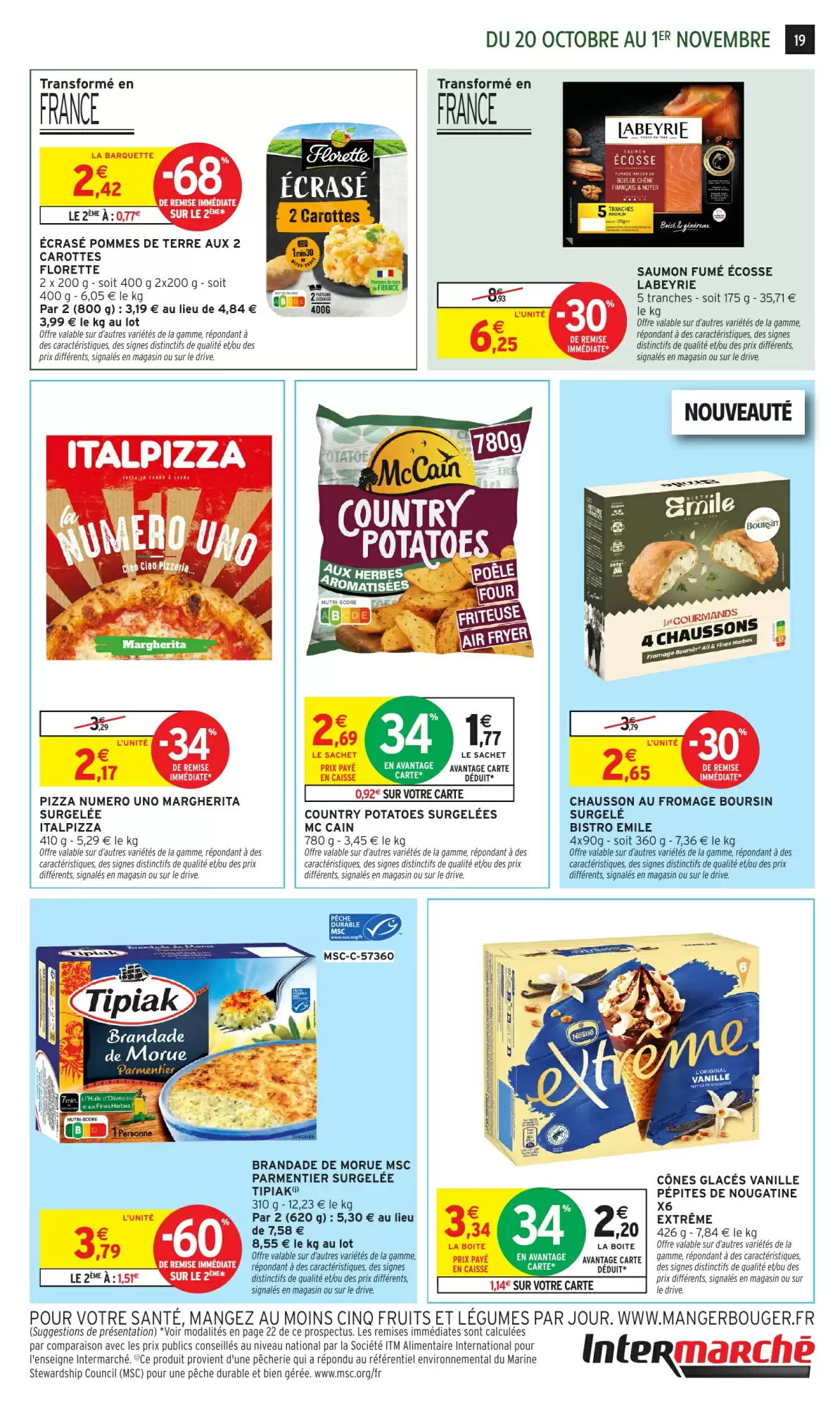 Prospectus promotionnel Intermarché valable à partir du 20/10/2026 - Page 19.
