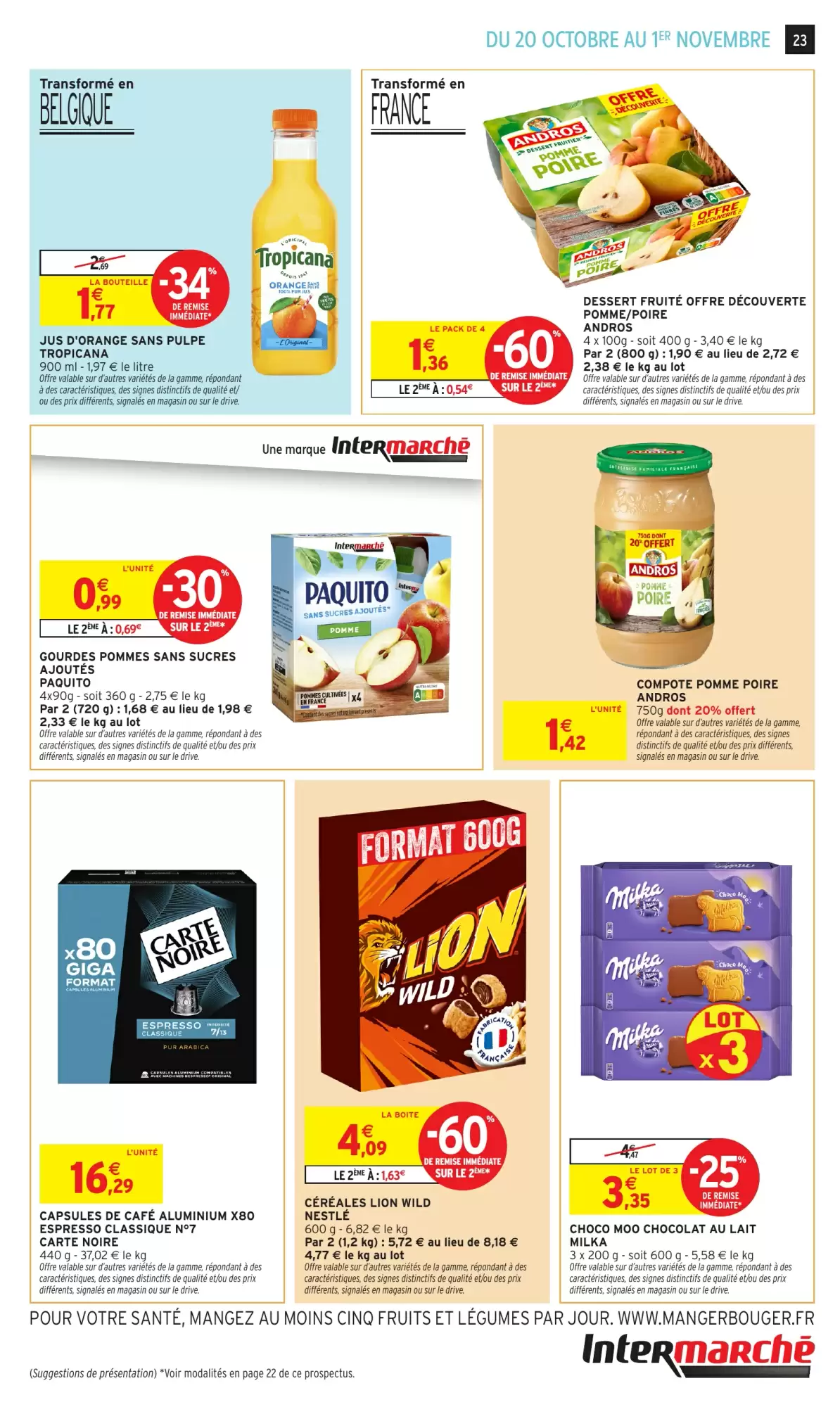 Prospectus promotionnel Intermarché valable à partir du 20/10/2026 - Page 23.