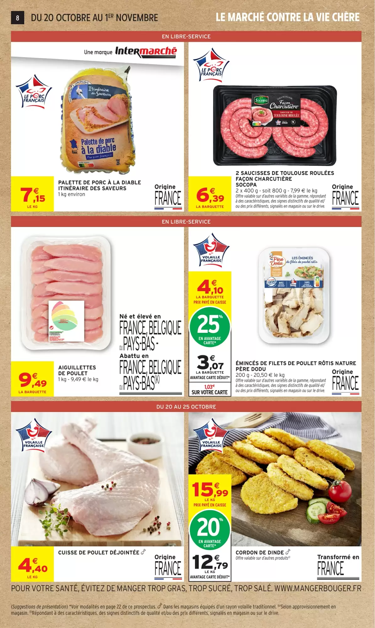 Prospectus promotionnel Intermarché valable à partir du 20/10/2026 - Page 8.
