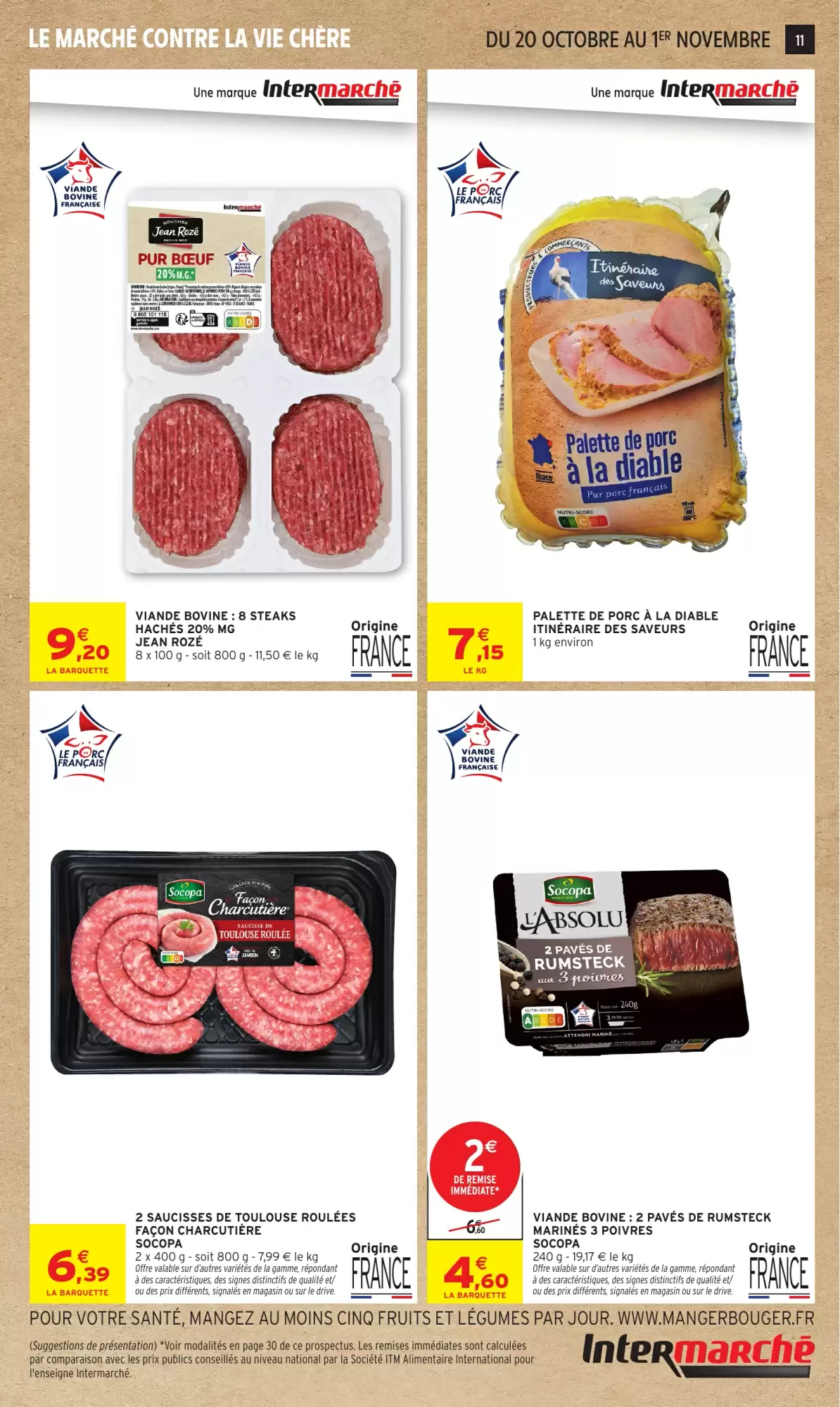 Prospectus promotionnel Intermarché Hyper valable à partir du 20/10/2026 - Page 11.