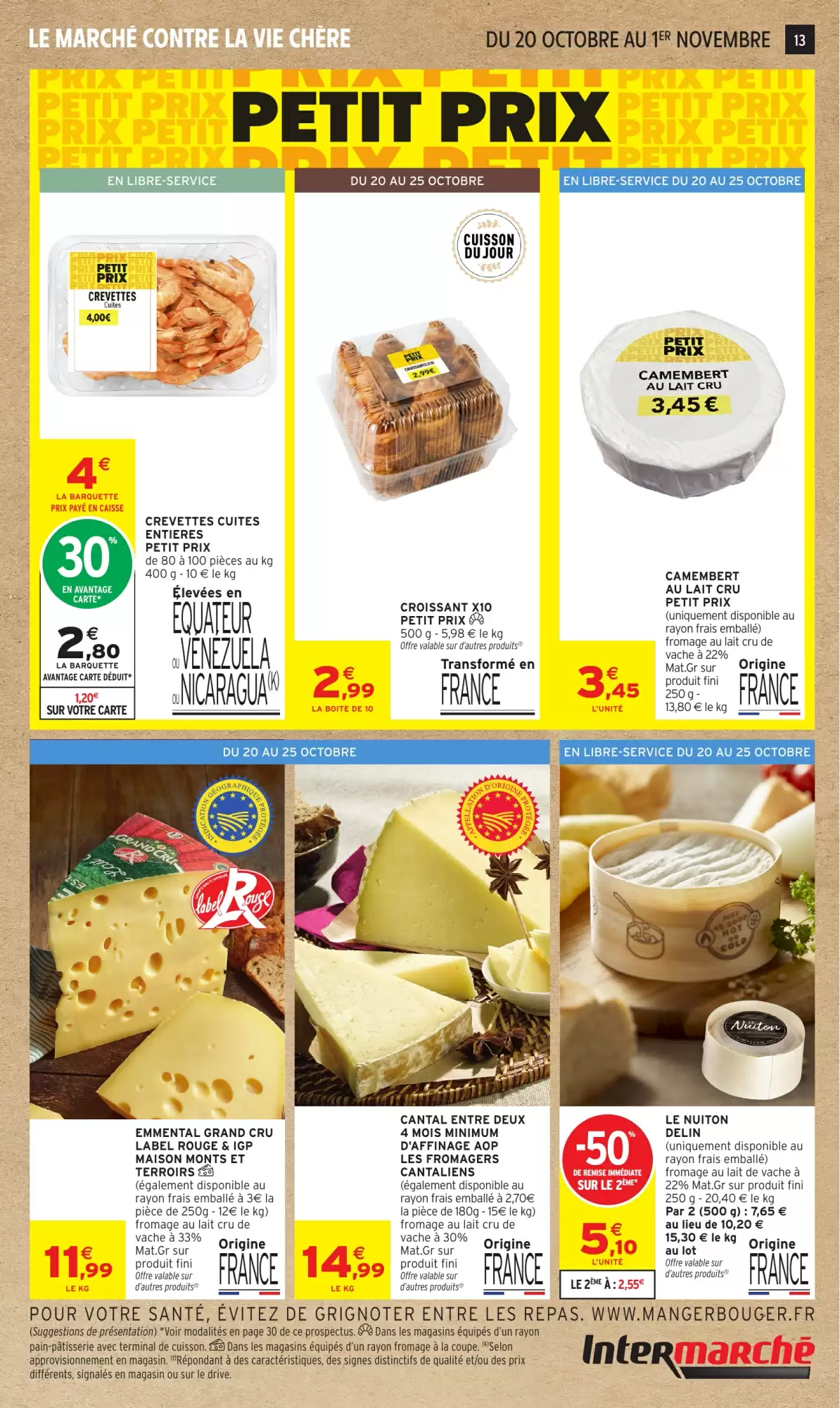 Prospectus promotionnel Intermarché Hyper valable à partir du 20/10/2026 - Page 13.