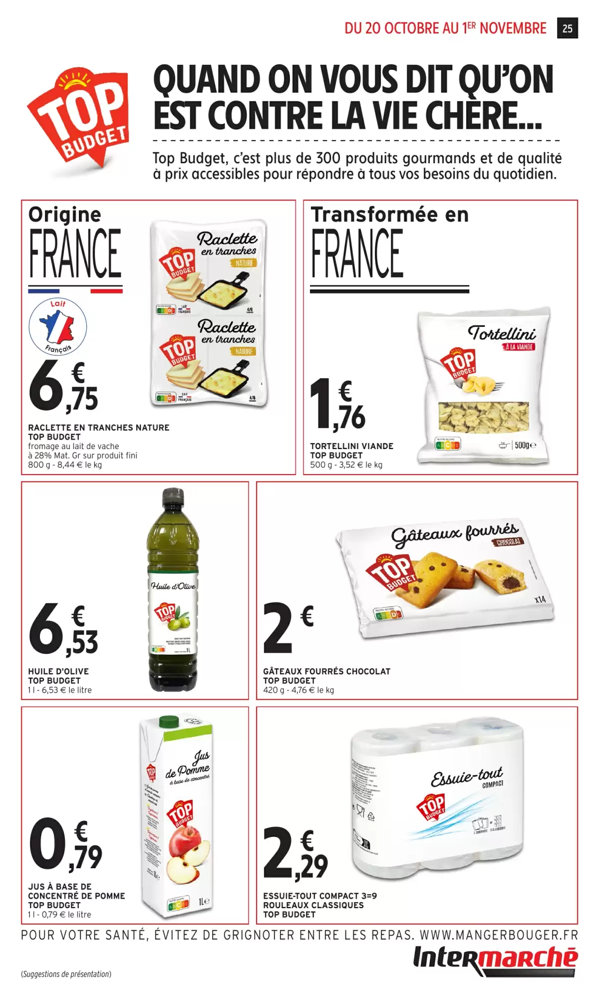 Prospectus promotionnel Intermarché Hyper valable à partir du 20/10/2026 - Page 25.