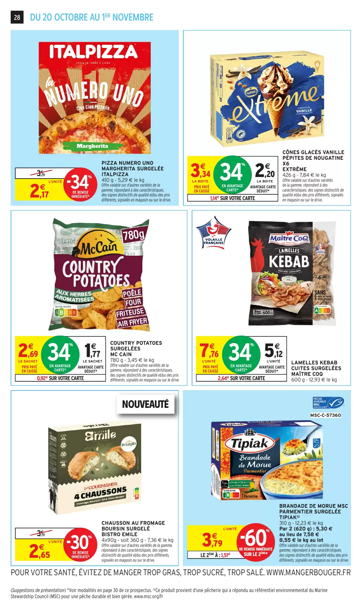 Prospectus promotionnel Intermarché Hyper valable à partir du 20/10/2026 - Page 28.
