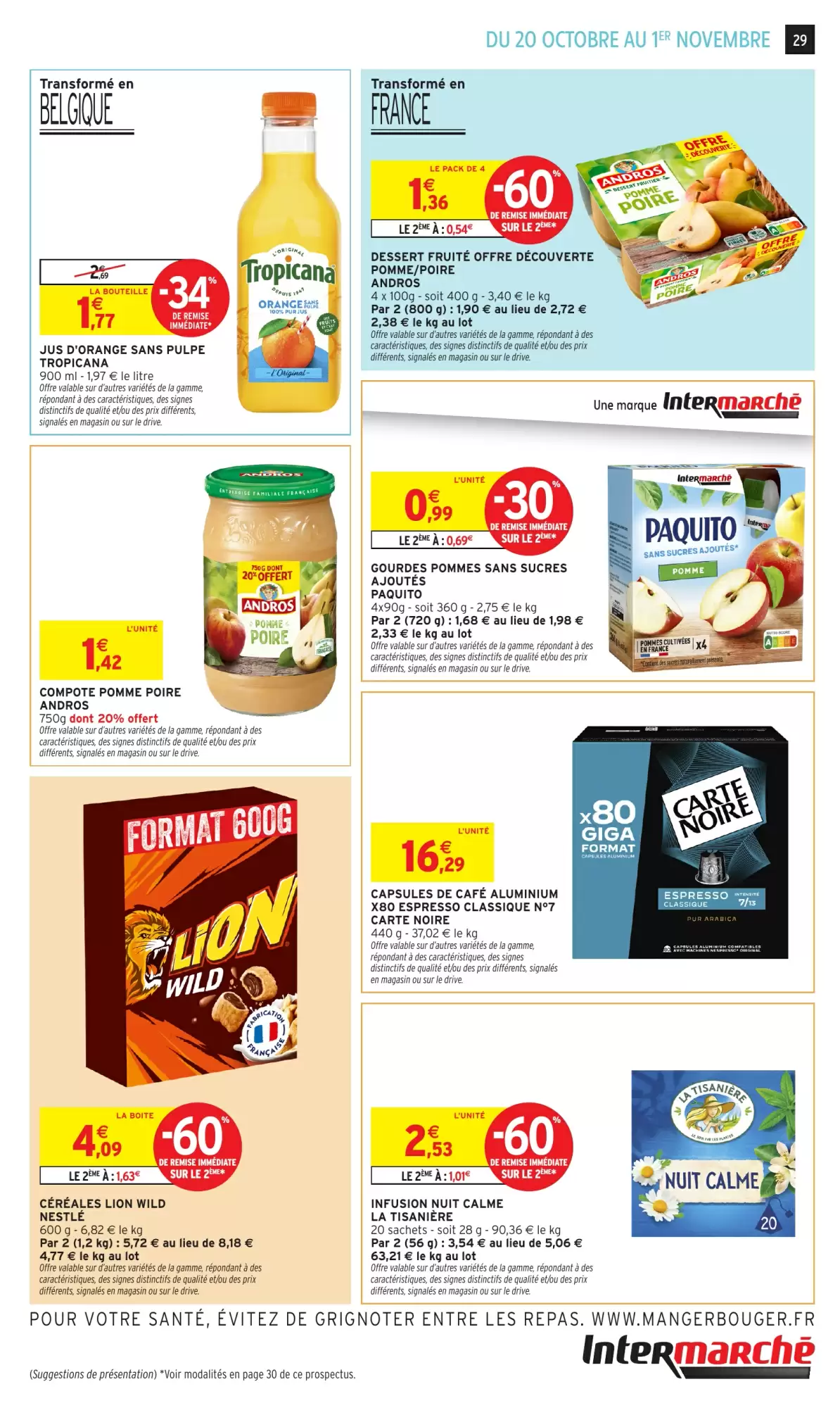Prospectus promotionnel Intermarché Hyper valable à partir du 20/10/2026 - Page 29.