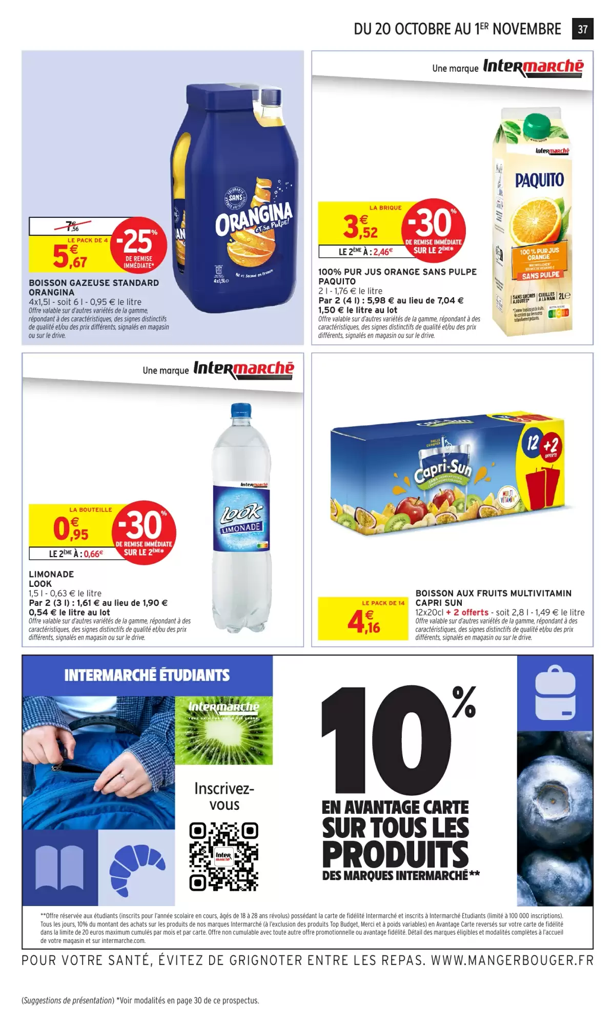 Prospectus promotionnel Intermarché Hyper valable à partir du 20/10/2026 - Page 37.