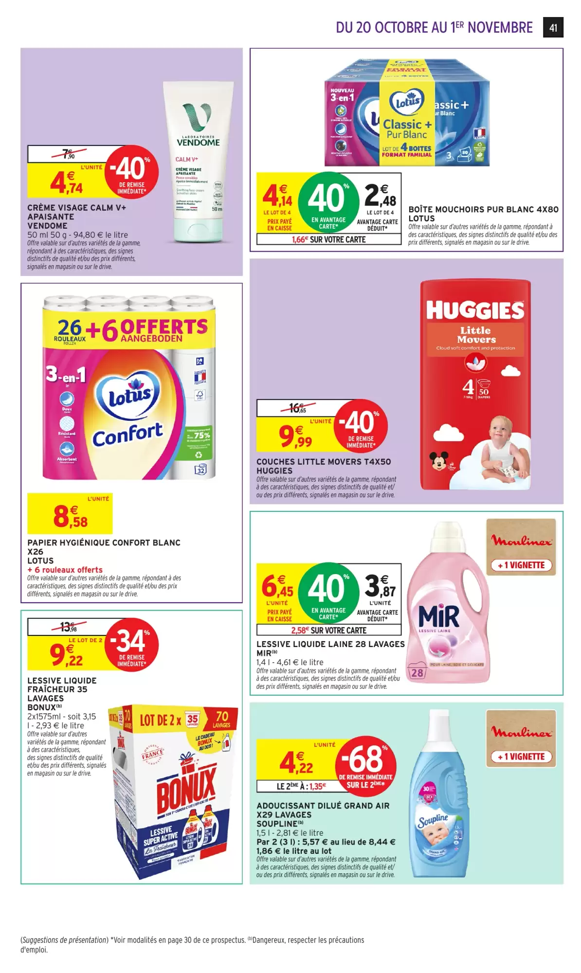 Prospectus promotionnel Intermarché Hyper valable à partir du 20/10/2026 - Page 41.