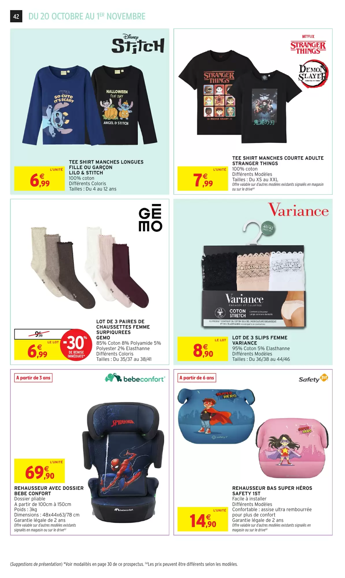 Prospectus promotionnel Intermarché Hyper valable à partir du 20/10/2026 - Page 42.