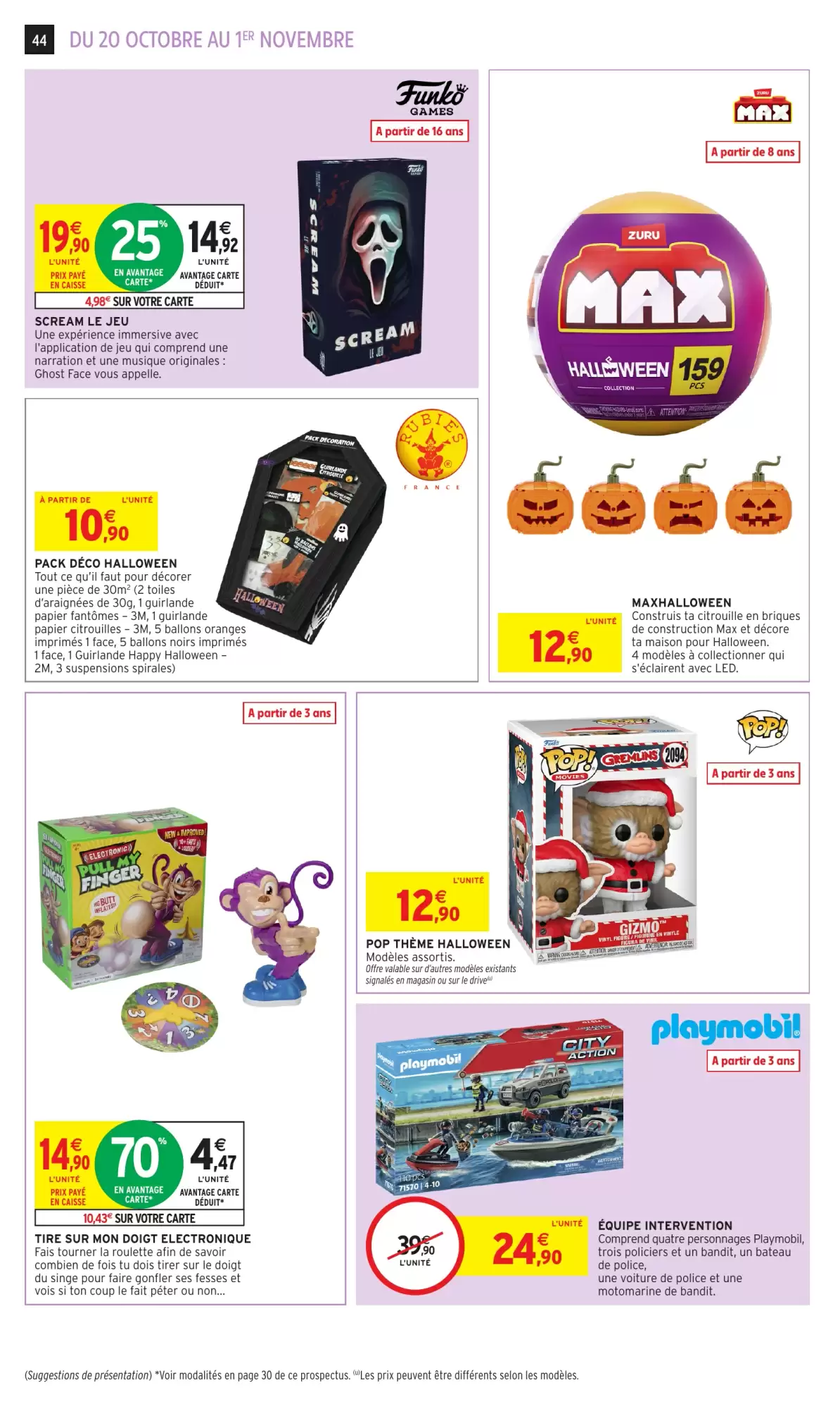 Prospectus promotionnel Intermarché Hyper valable à partir du 20/10/2026 - Page 44.
