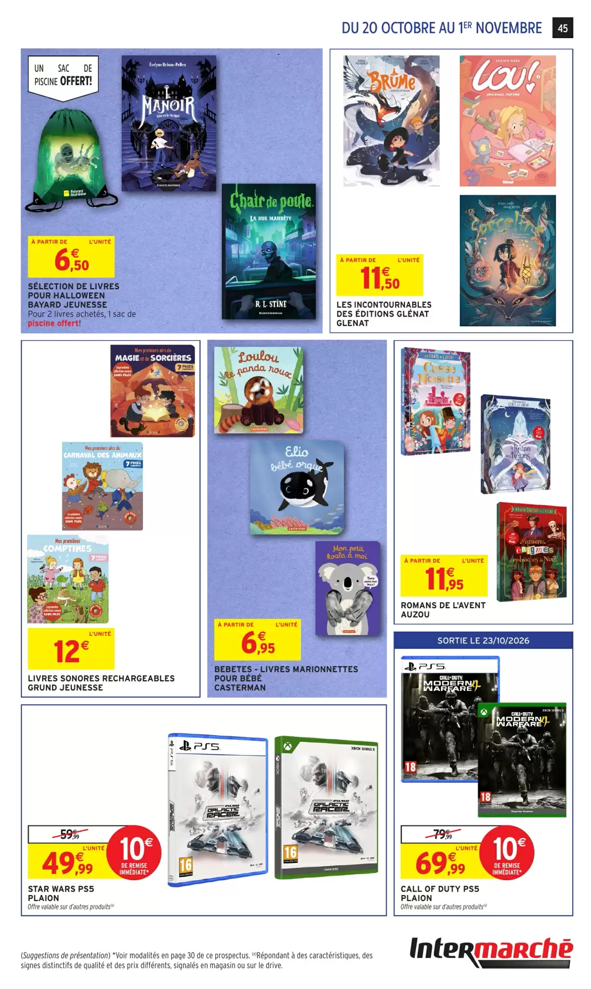 Prospectus promotionnel Intermarché Hyper valable à partir du 20/10/2026 - Page 45.