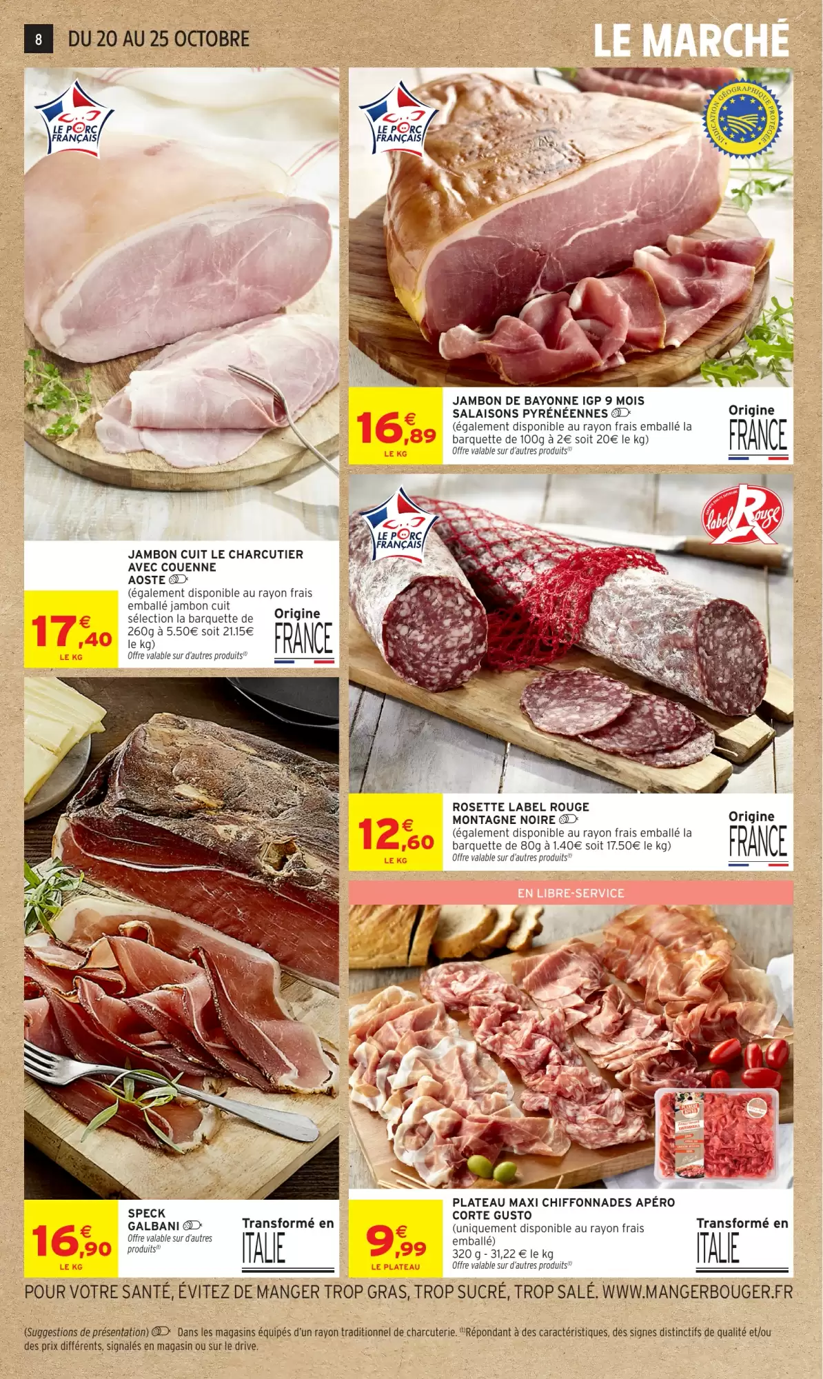 Prospectus promotionnel Intermarché Hyper valable à partir du 20/10/2026 - Page 8.