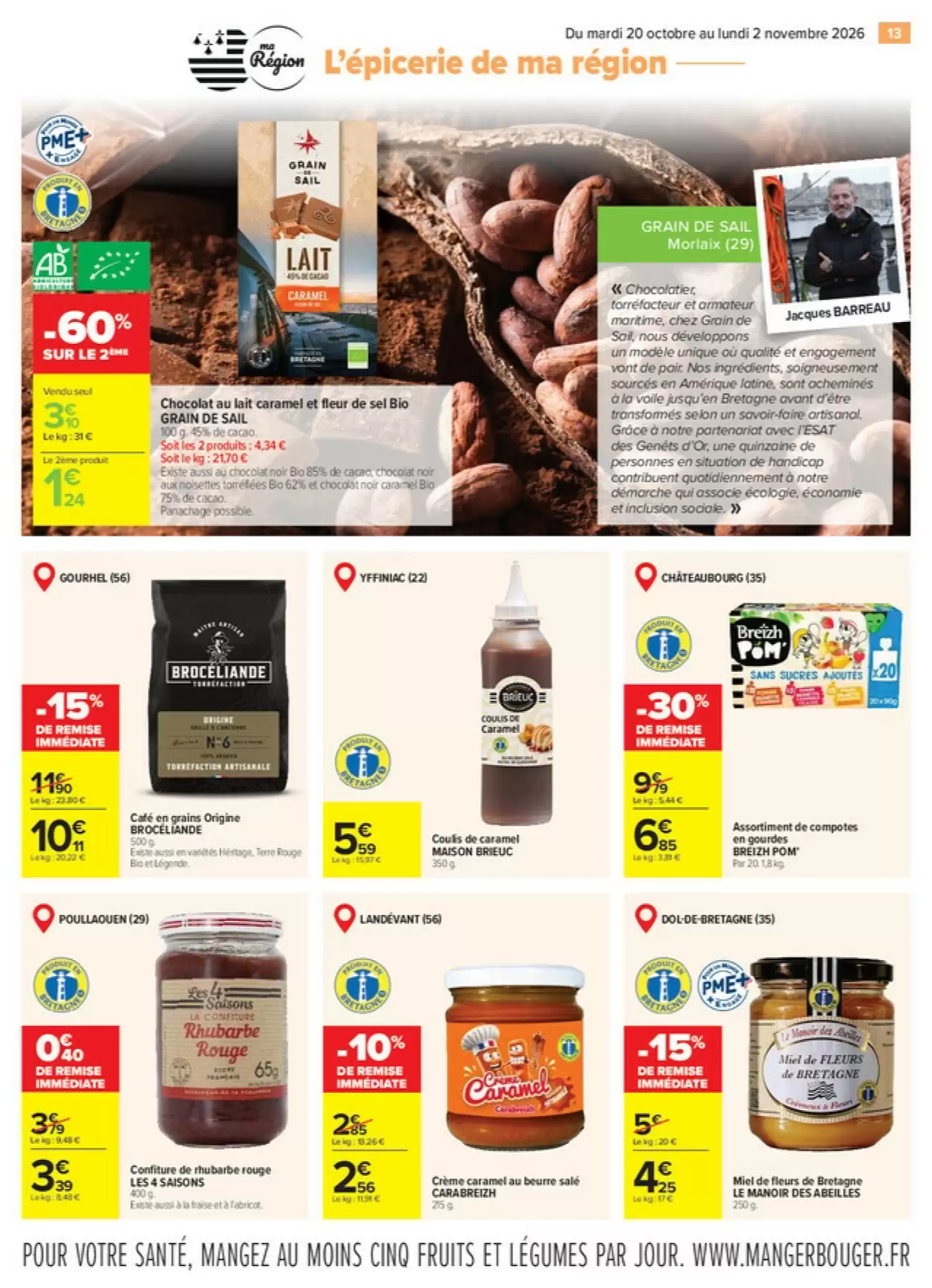 Prospectus promotionnel Carrefour valable à partir du 20/10/2026 - Page 13.