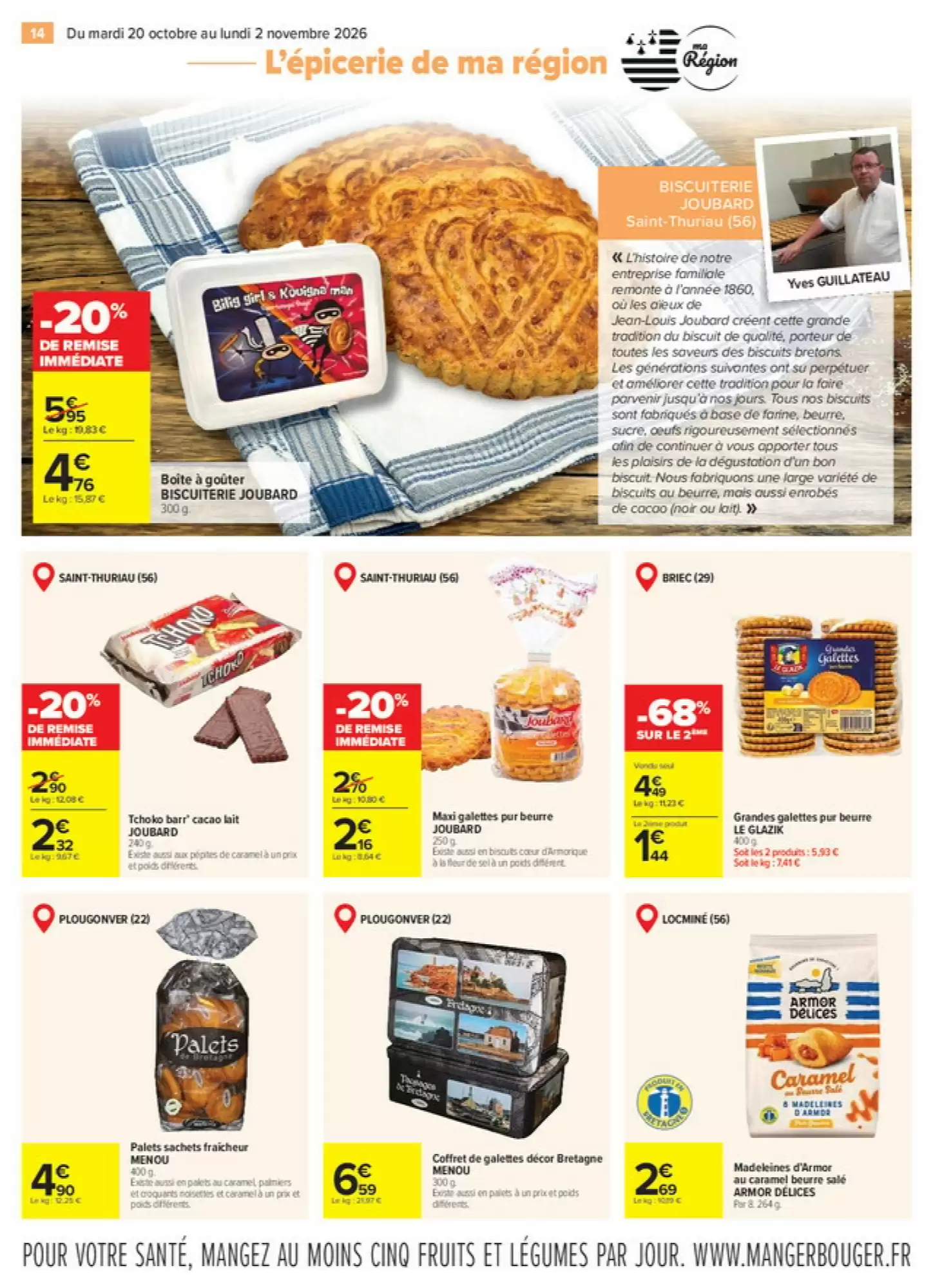 Prospectus promotionnel Carrefour valable à partir du 20/10/2026 - Page 14.