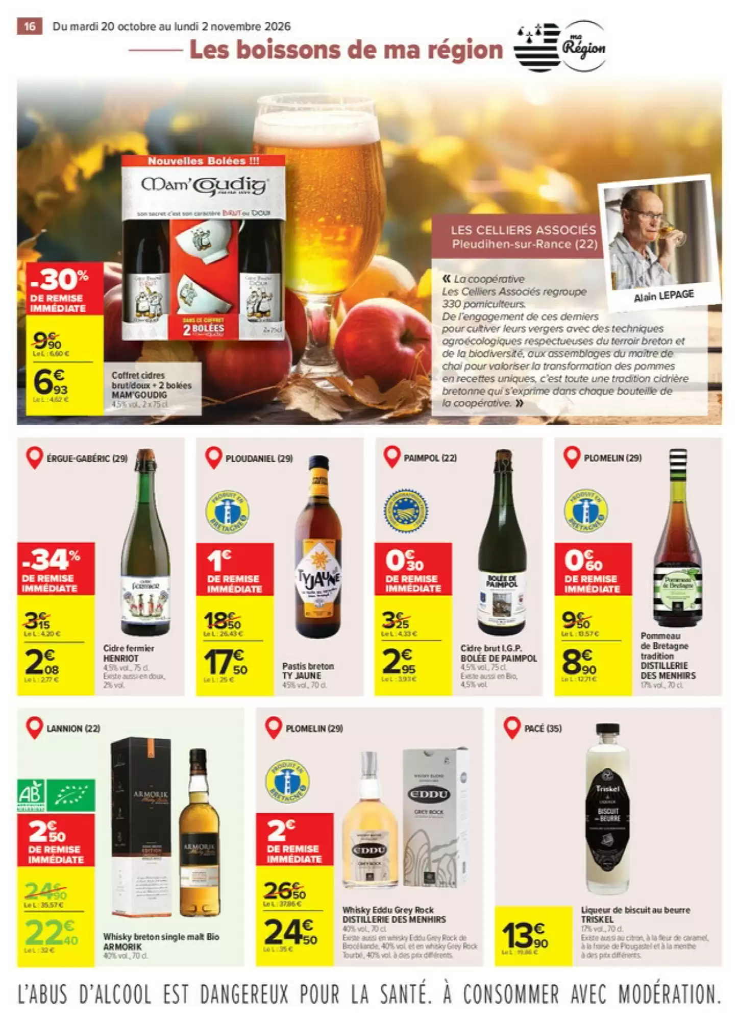 Prospectus promotionnel Carrefour valable à partir du 20/10/2026 - Page 16.