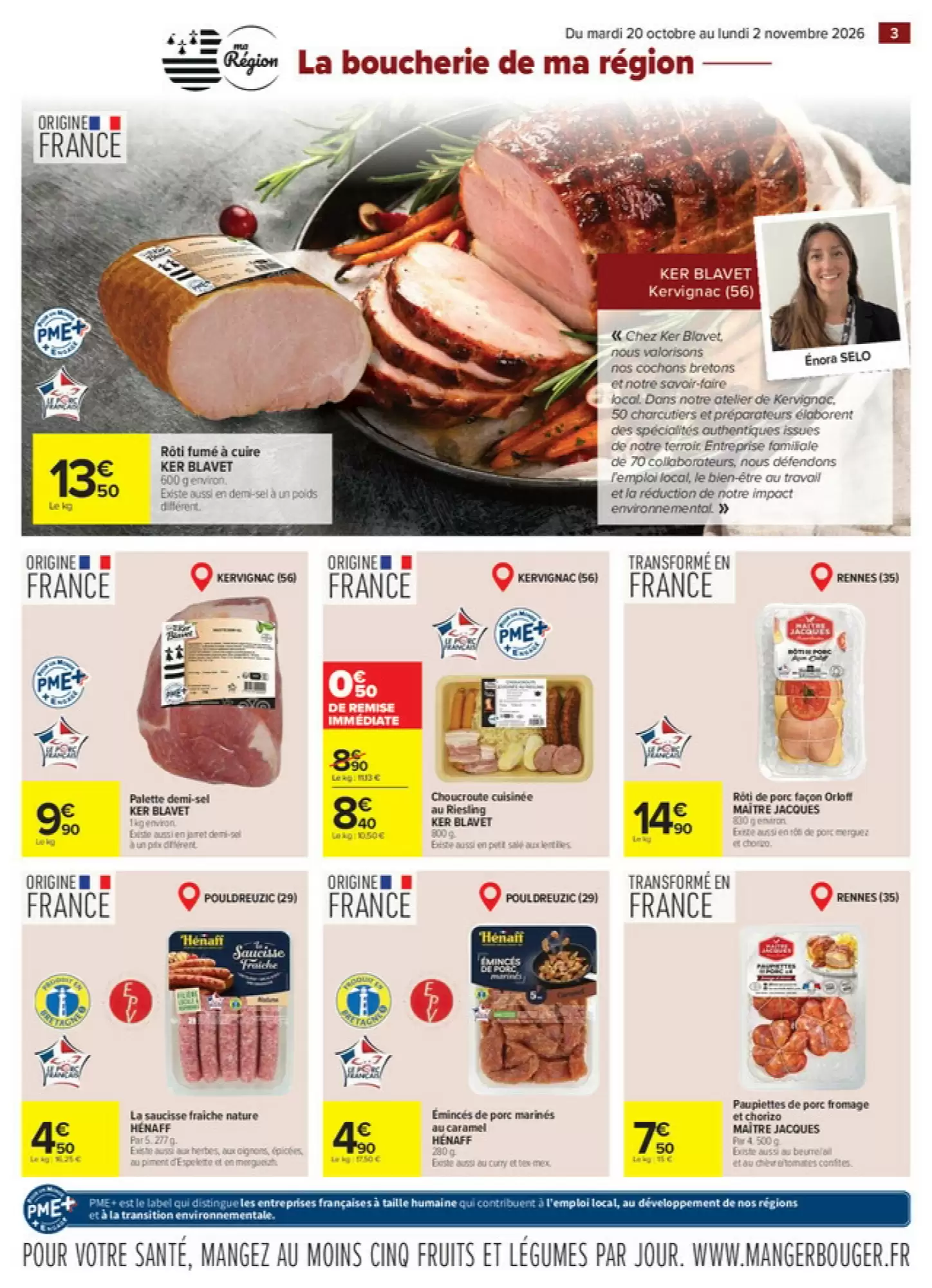 Prospectus promotionnel Carrefour valable à partir du 20/10/2026 - Page 3.