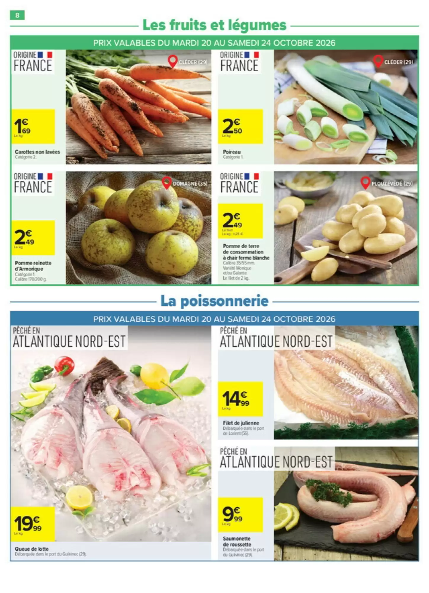 Prospectus promotionnel Carrefour valable à partir du 20/10/2026 - Page 8.