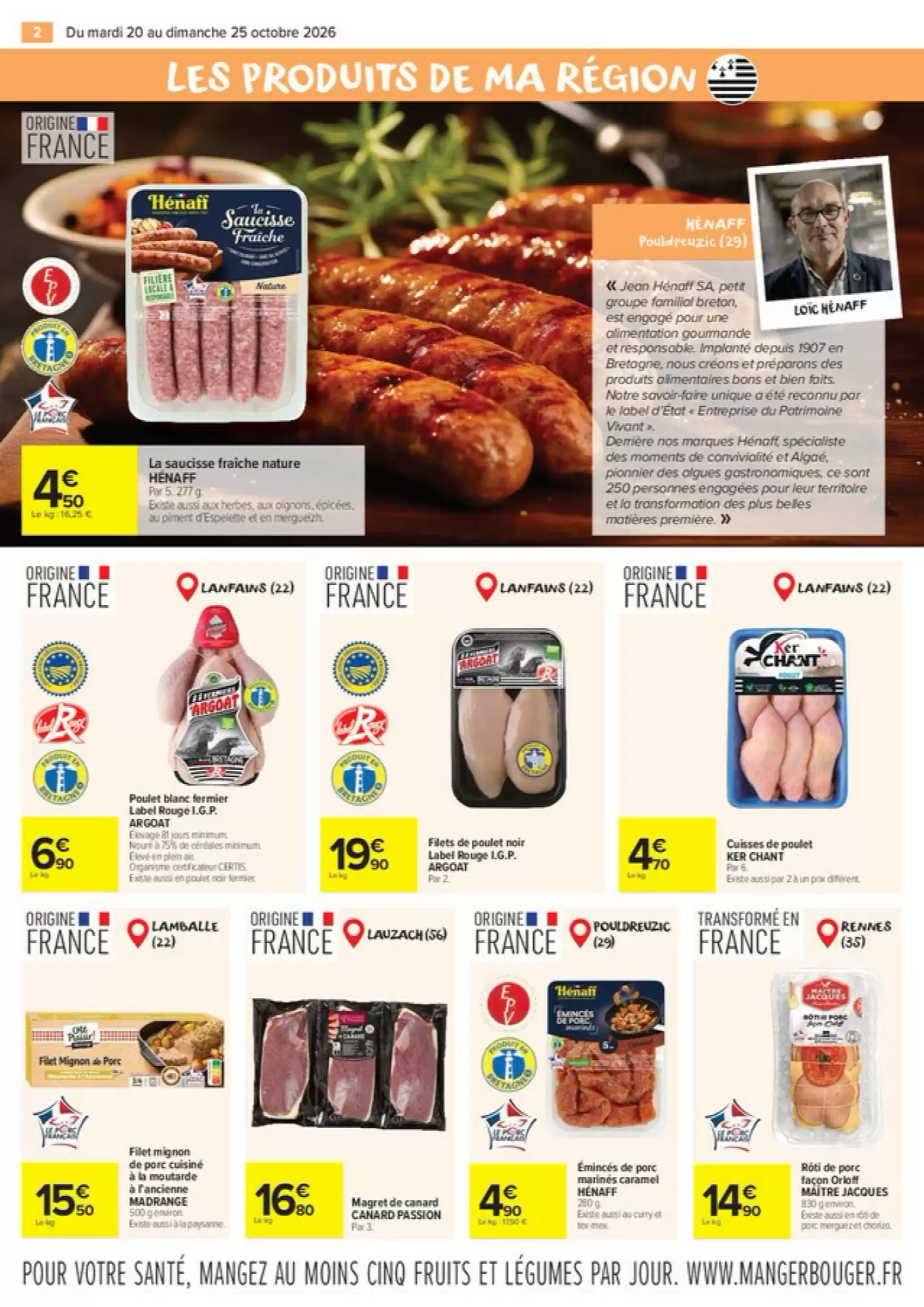 Prospectus promotionnel Carrefour Market valable à partir du 20/10/2026 - Page 2.