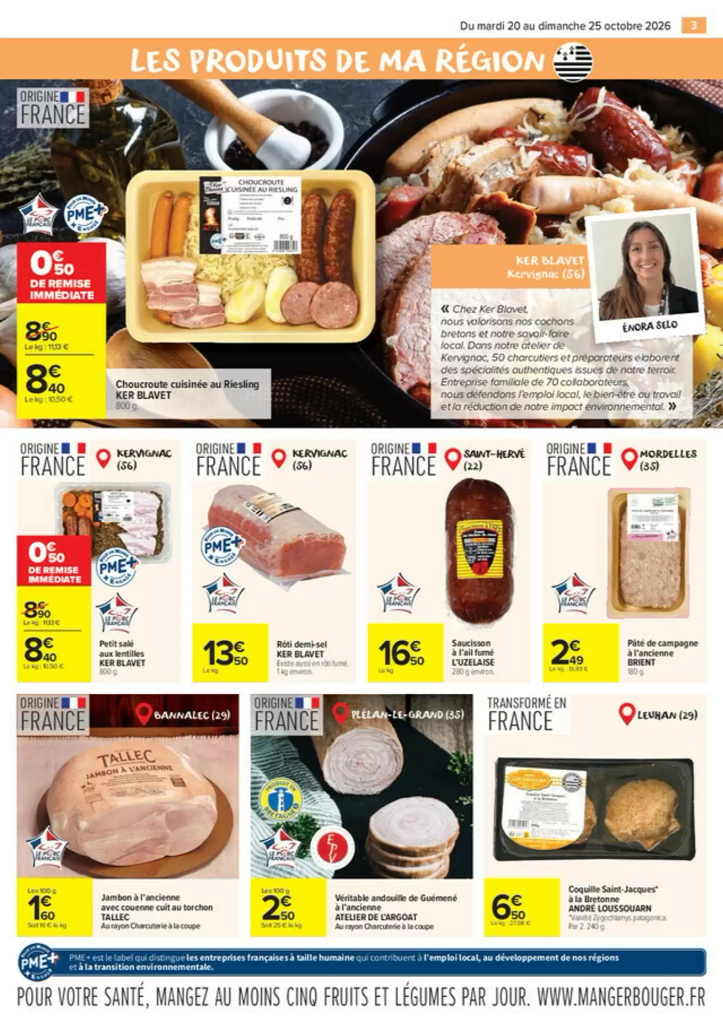 Prospectus promotionnel Carrefour Market valable à partir du 20/10/2026 - Page 3.