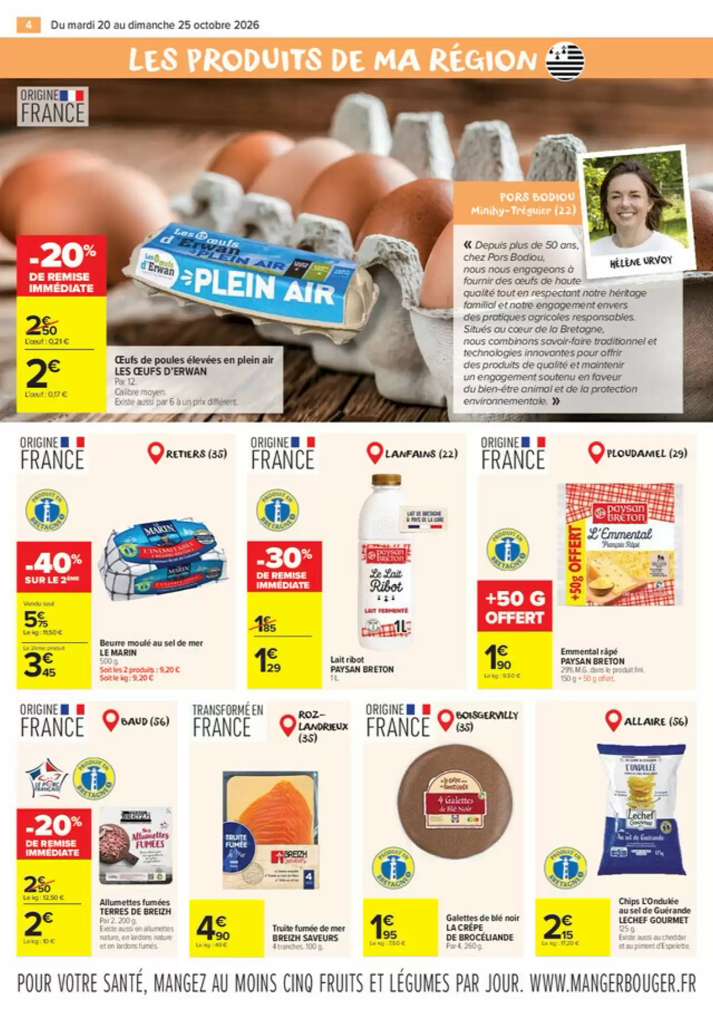 Prospectus promotionnel Carrefour Market valable à partir du 20/10/2026 - Page 4.