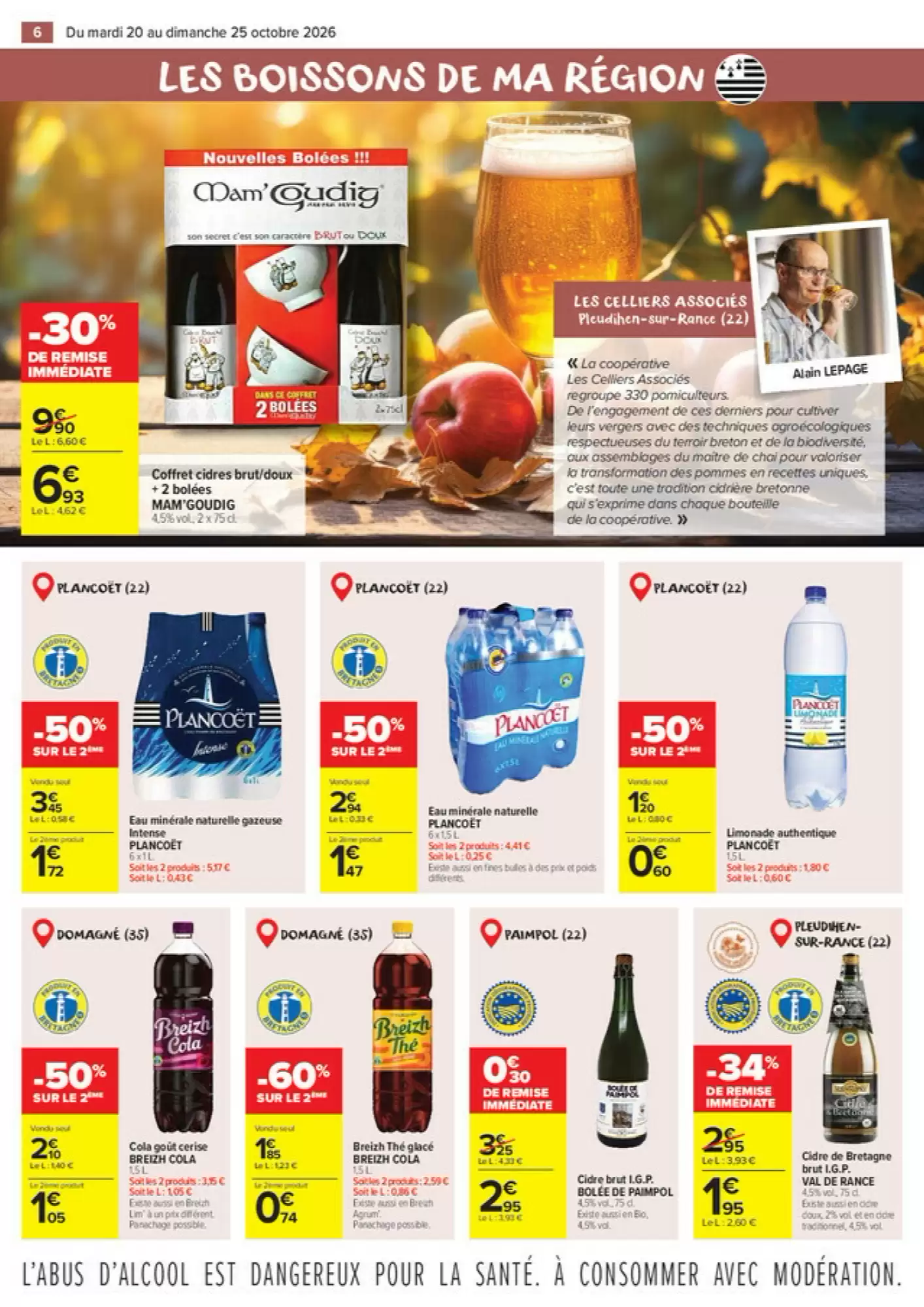 Prospectus promotionnel Carrefour Market valable à partir du 20/10/2026 - Page 6.