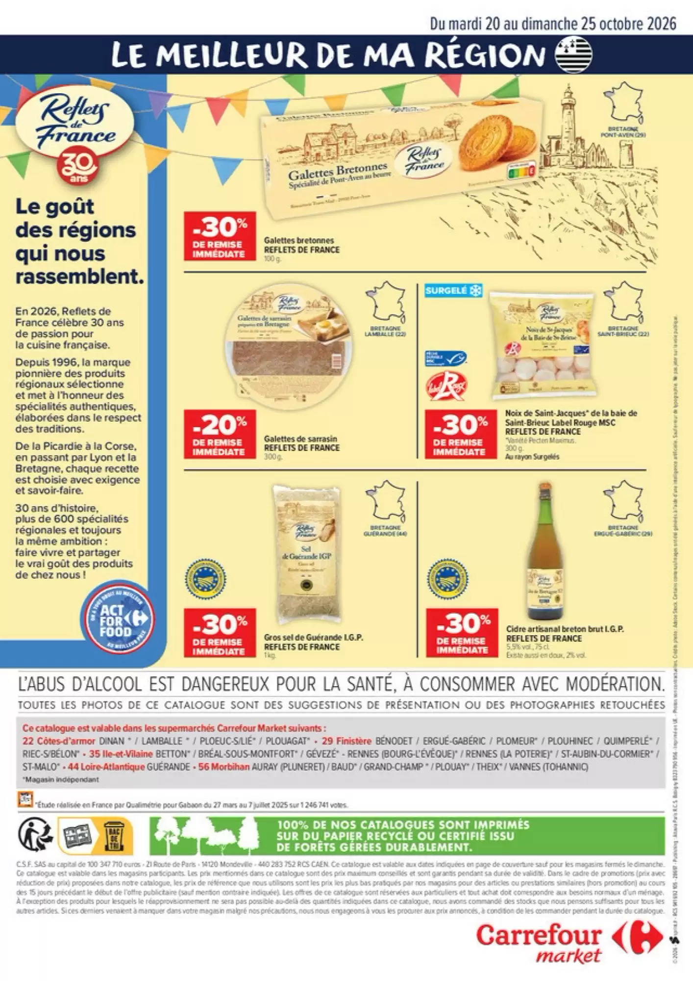 Prospectus promotionnel Carrefour Market valable à partir du 20/10/2026 - Page 8.