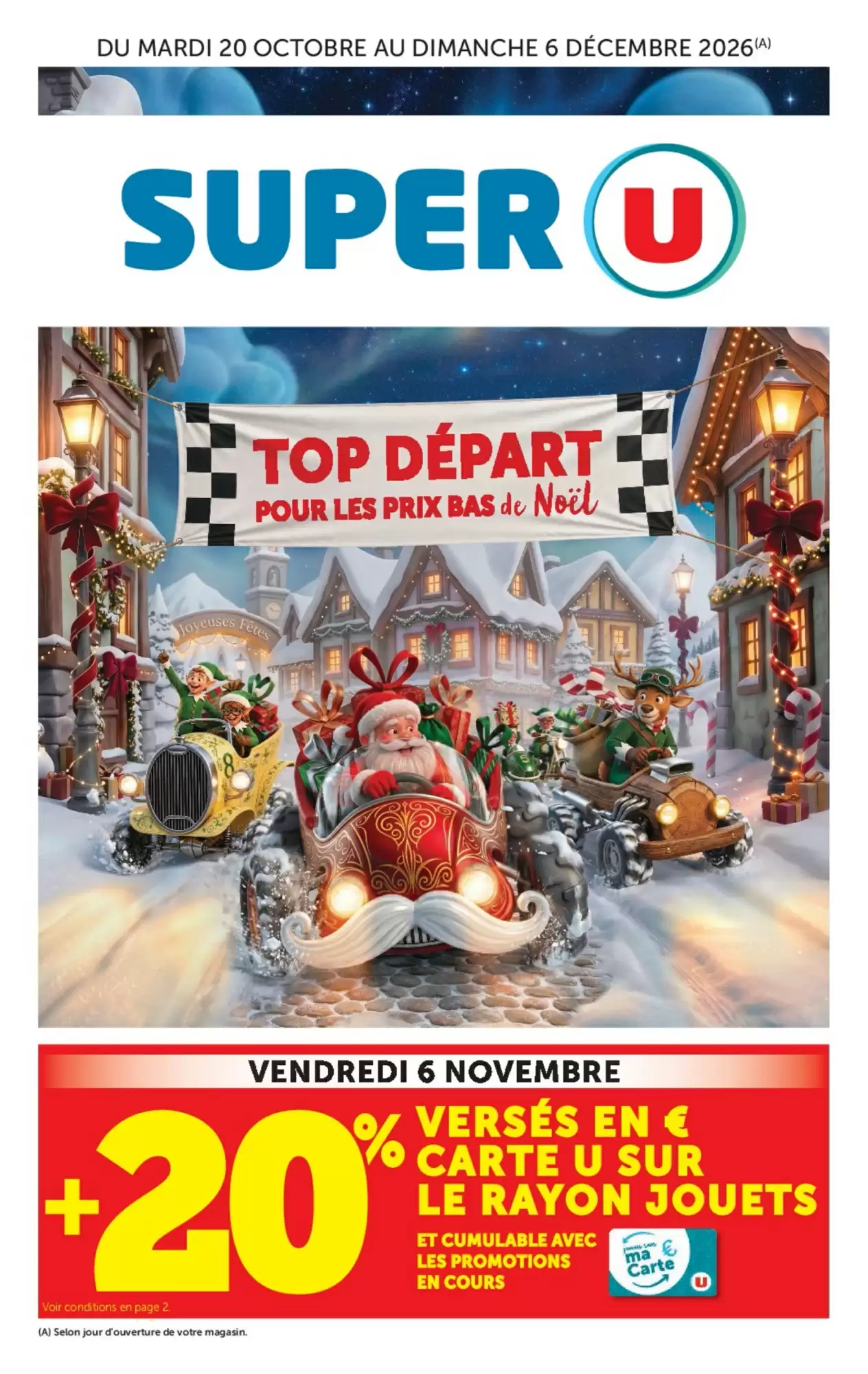 Prospectus promotionnel Super U valable à partir du 20/10/2026 - Page 1.