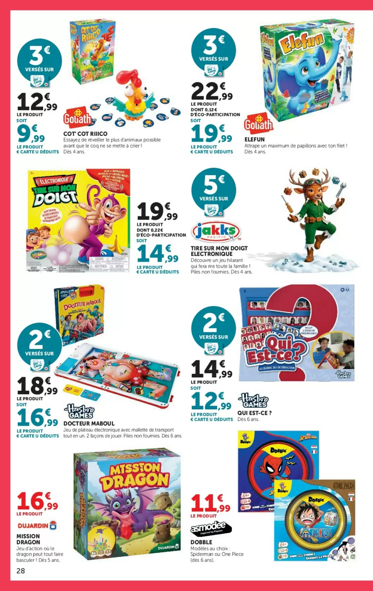 Prospectus promotionnel Super U valable à partir du 20/10/2026 - Page 28.