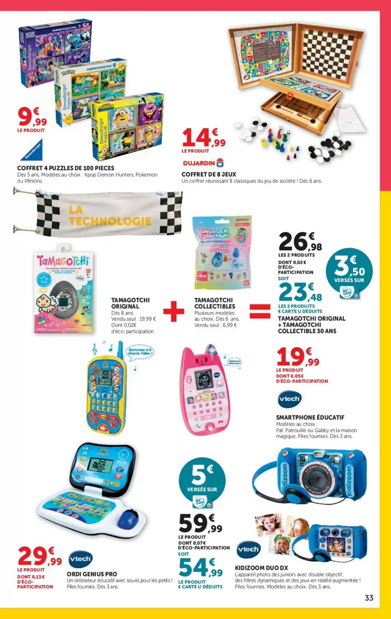 Prospectus promotionnel Super U valable à partir du 20/10/2026 - Page 33.