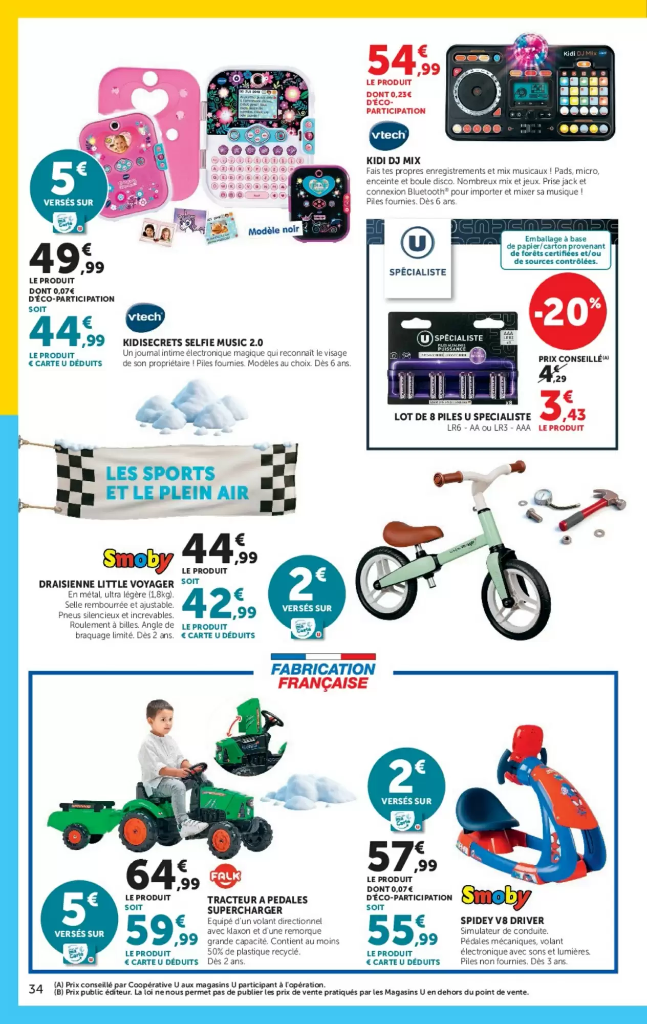 Prospectus promotionnel Super U valable à partir du 20/10/2026 - Page 34.
