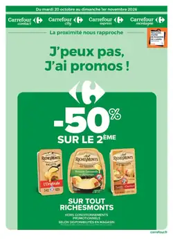 Prospectus promotionnel Carrefour valable à partir du 20/10/2026