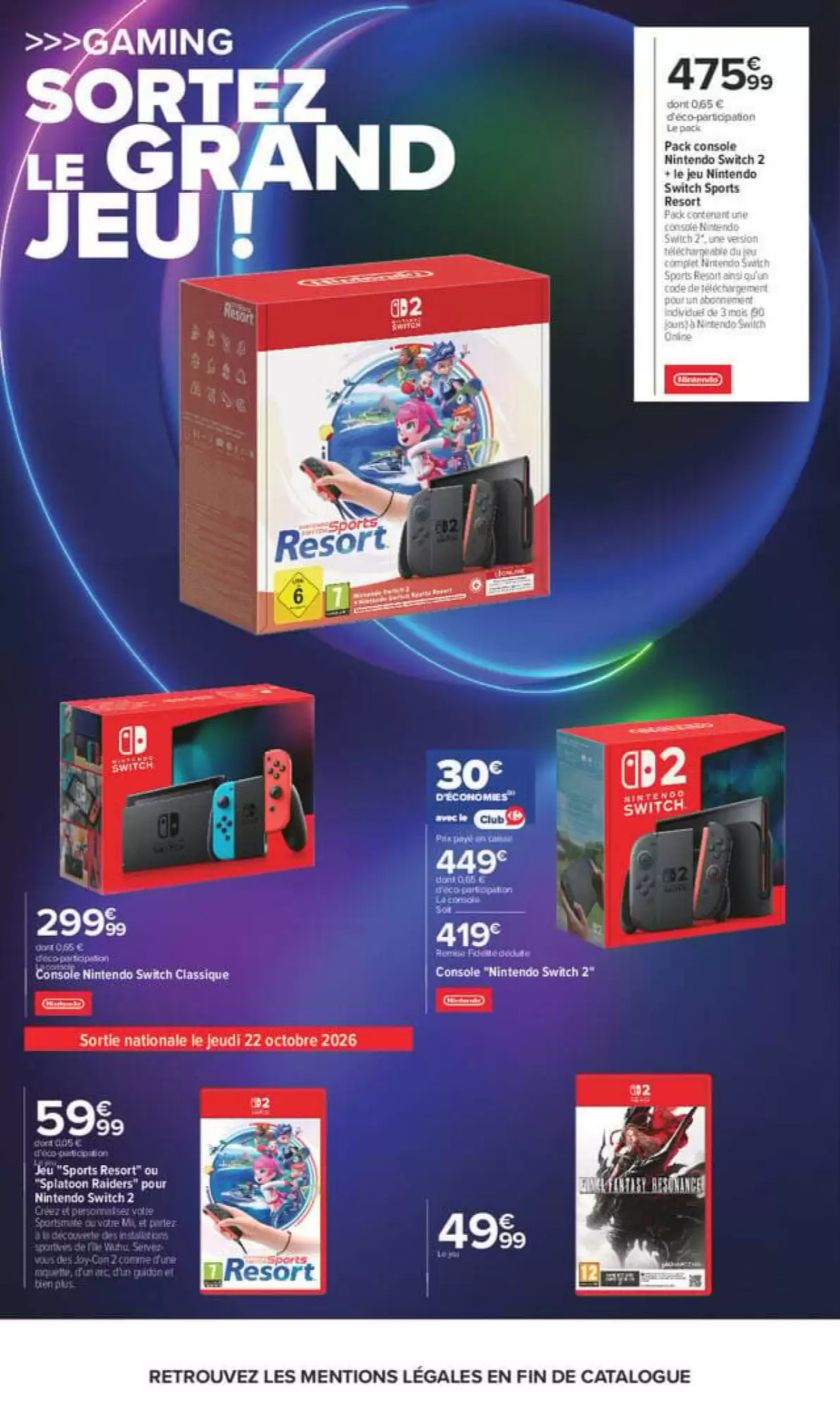 Prospectus promotionnel Carrefour valable à partir du 20/10/2026 - Page 6.