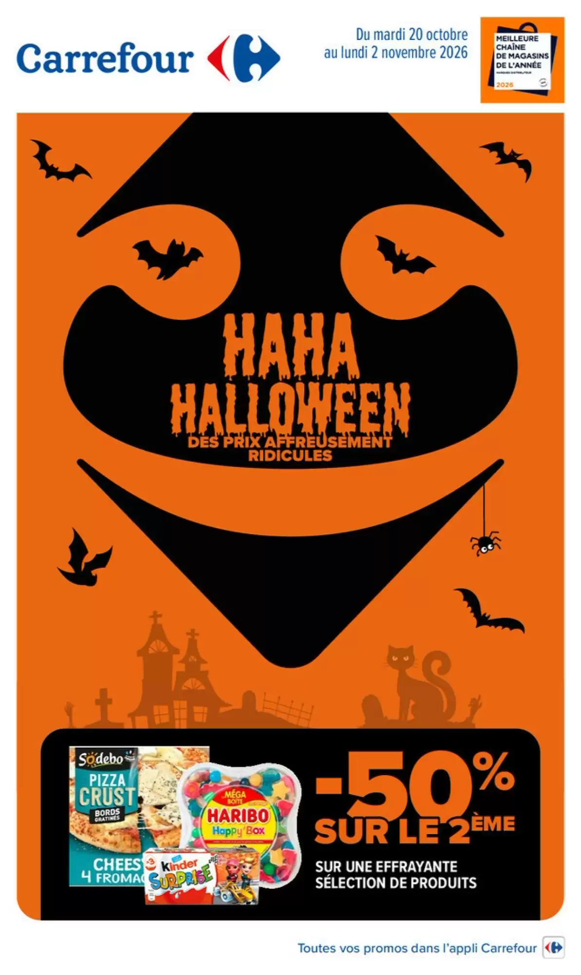 Prospectus promotionnel Carrefour valable à partir du 20/10/2026 - Page 1.