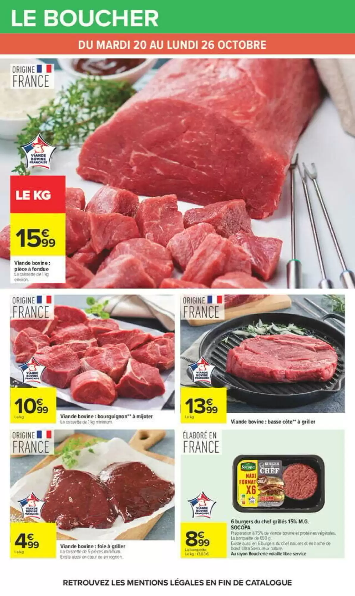 Prospectus promotionnel Carrefour valable à partir du 20/10/2026 - Page 28.