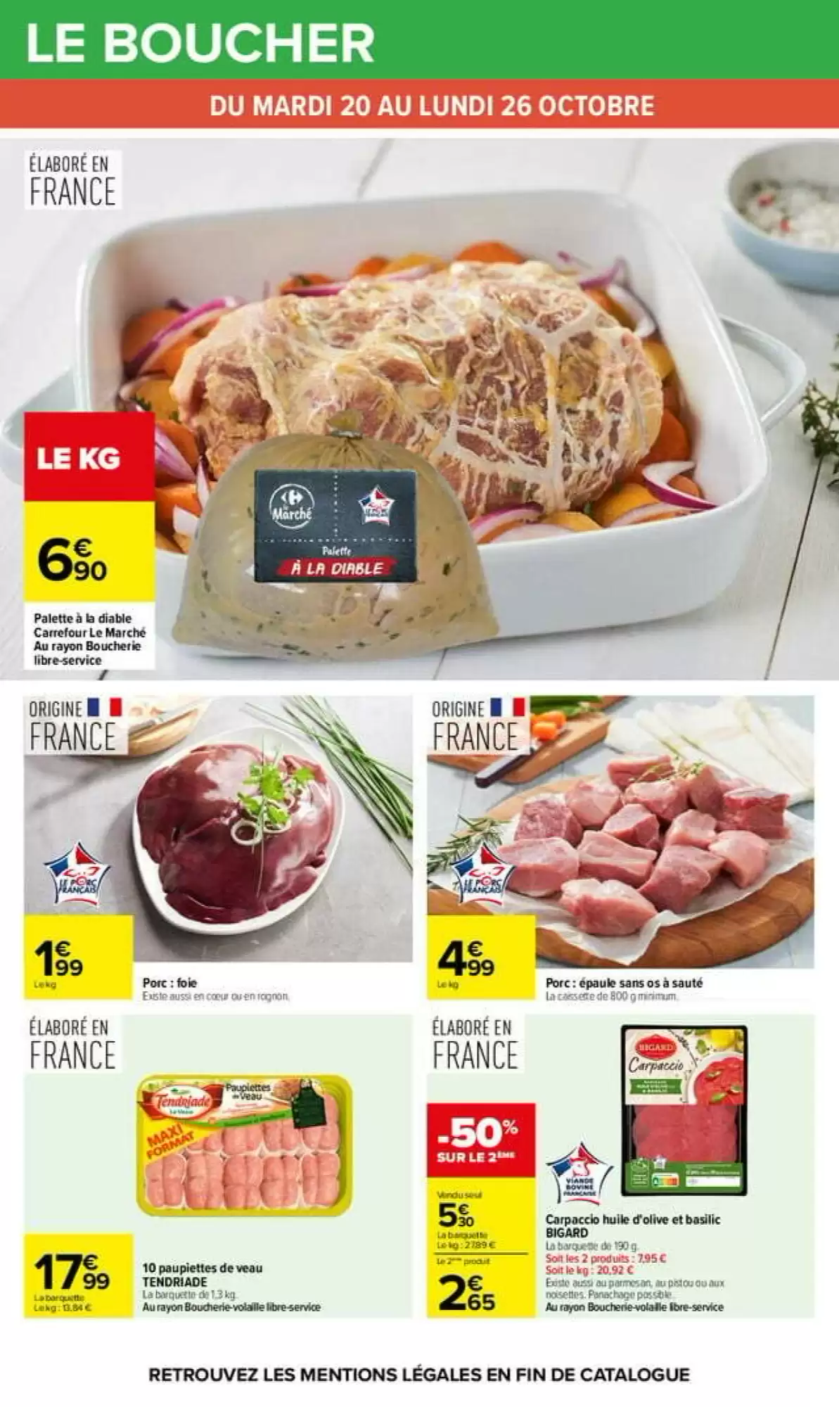 Prospectus promotionnel Carrefour valable à partir du 20/10/2026 - Page 29.