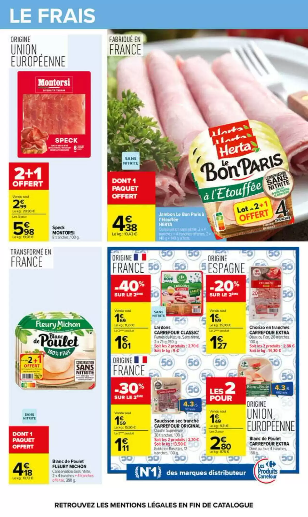 Prospectus promotionnel Carrefour valable à partir du 20/10/2026 - Page 40.