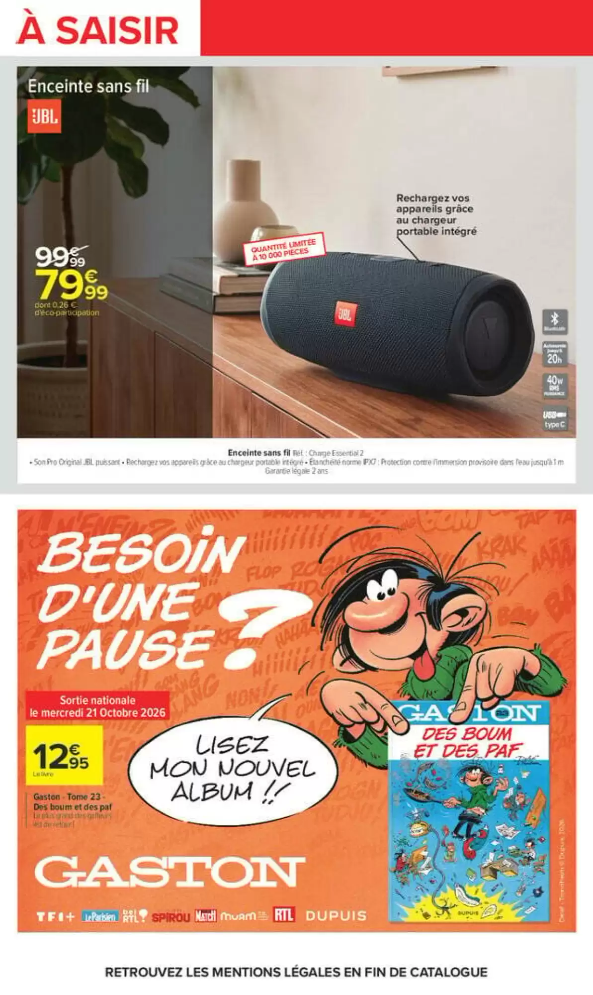 Prospectus promotionnel Carrefour valable à partir du 20/10/2026 - Page 71.