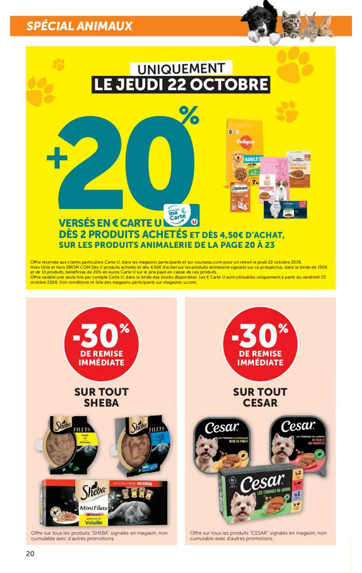 Prospectus promotionnel Hyper U valable à partir du 20/10/2026 - Page 20.