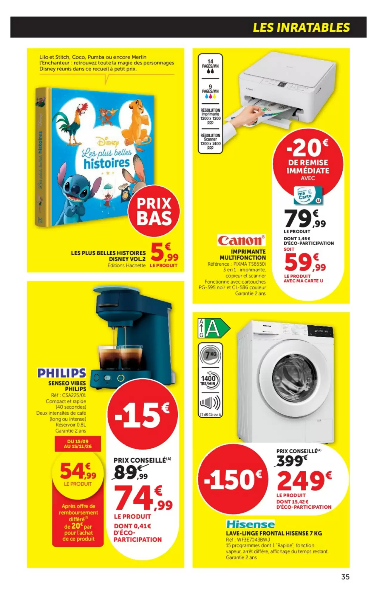 Prospectus promotionnel Hyper U valable à partir du 20/10/2026 - Page 35.