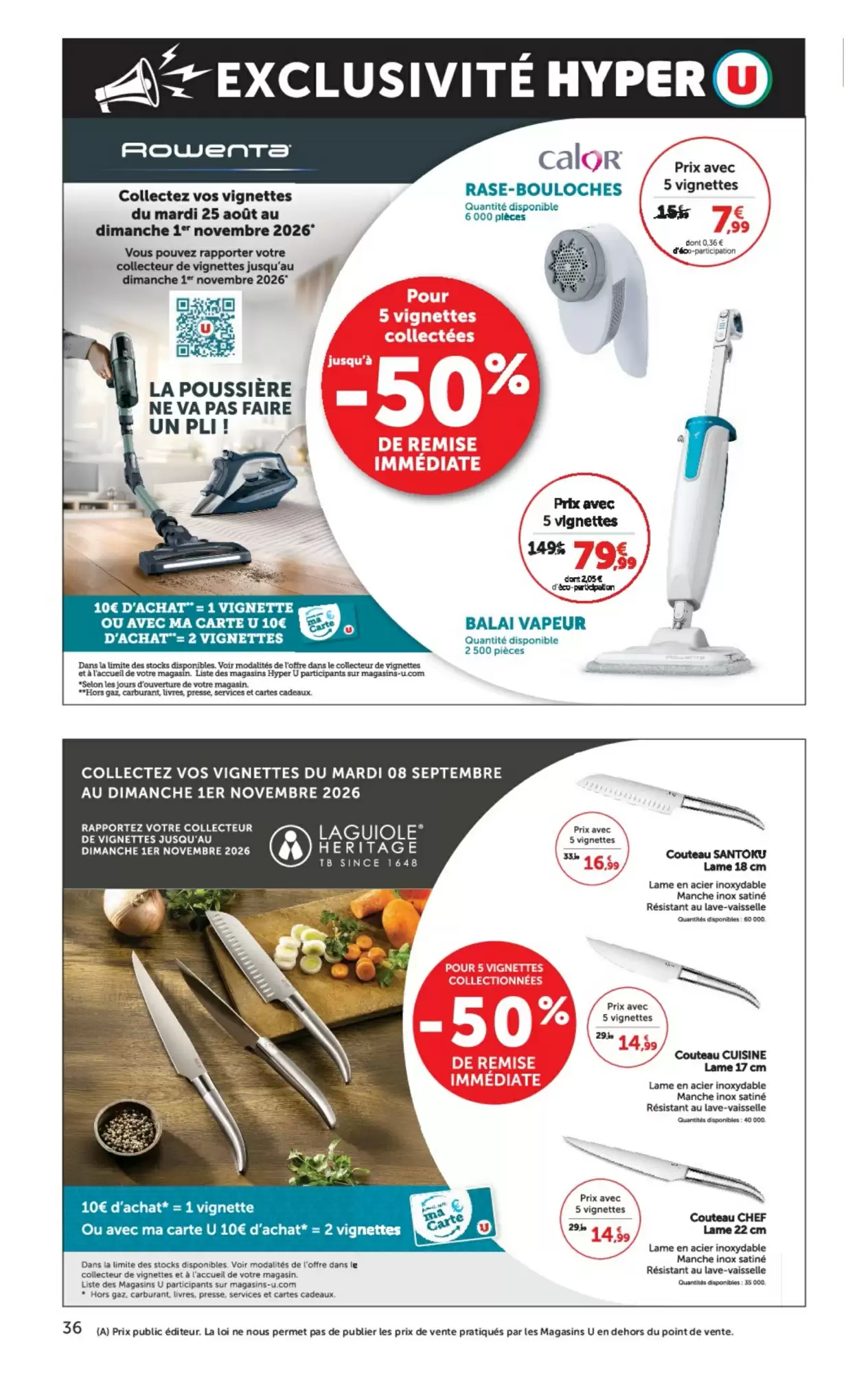 Prospectus promotionnel Hyper U valable à partir du 20/10/2026 - Page 36.
