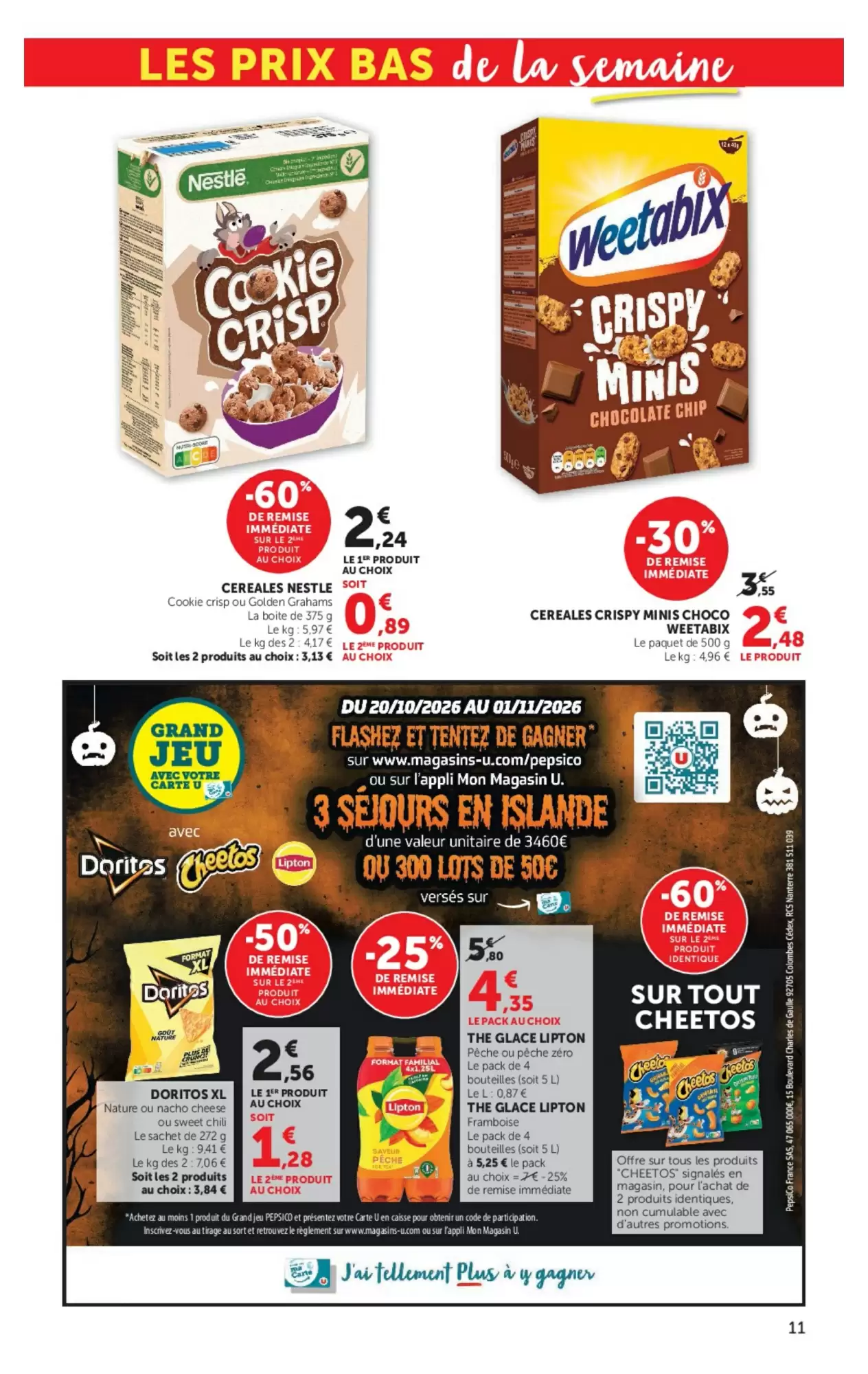 Prospectus promotionnel Super U valable à partir du 20/10/2026 - Page 11.