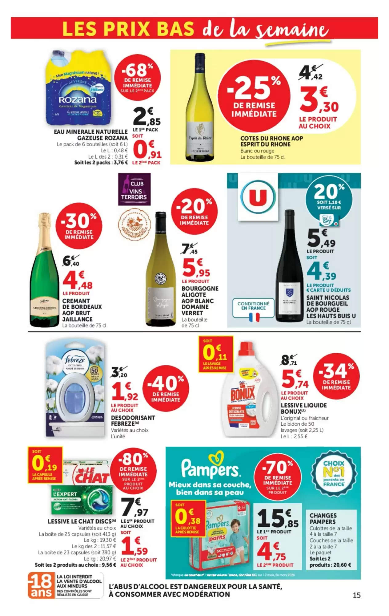 Prospectus promotionnel Super U valable à partir du 20/10/2026 - Page 15.