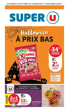 Prospectus promotionnel Super U valable à partir du 20/10/2026