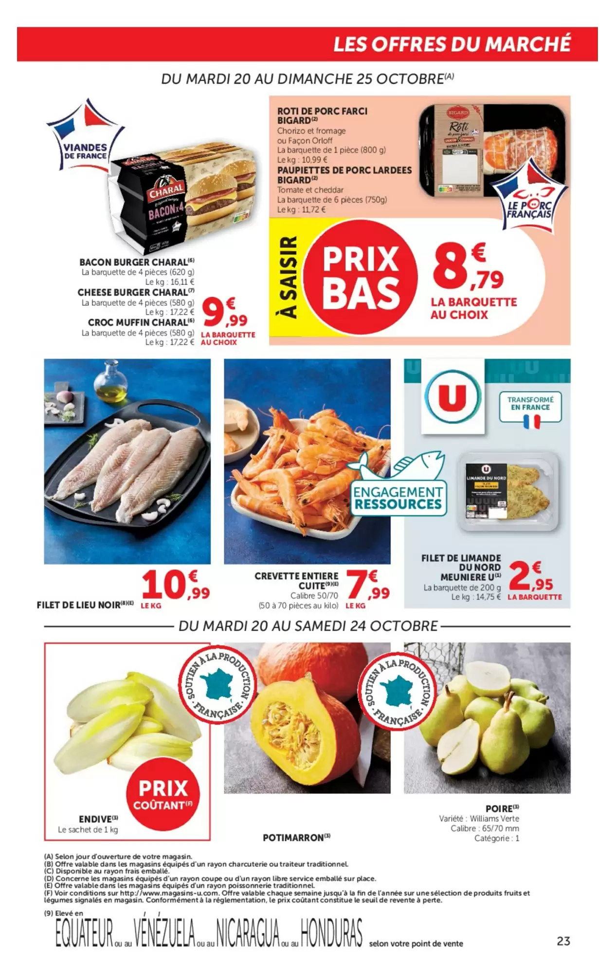 Prospectus promotionnel Super U valable à partir du 20/10/2026 - Page 23.