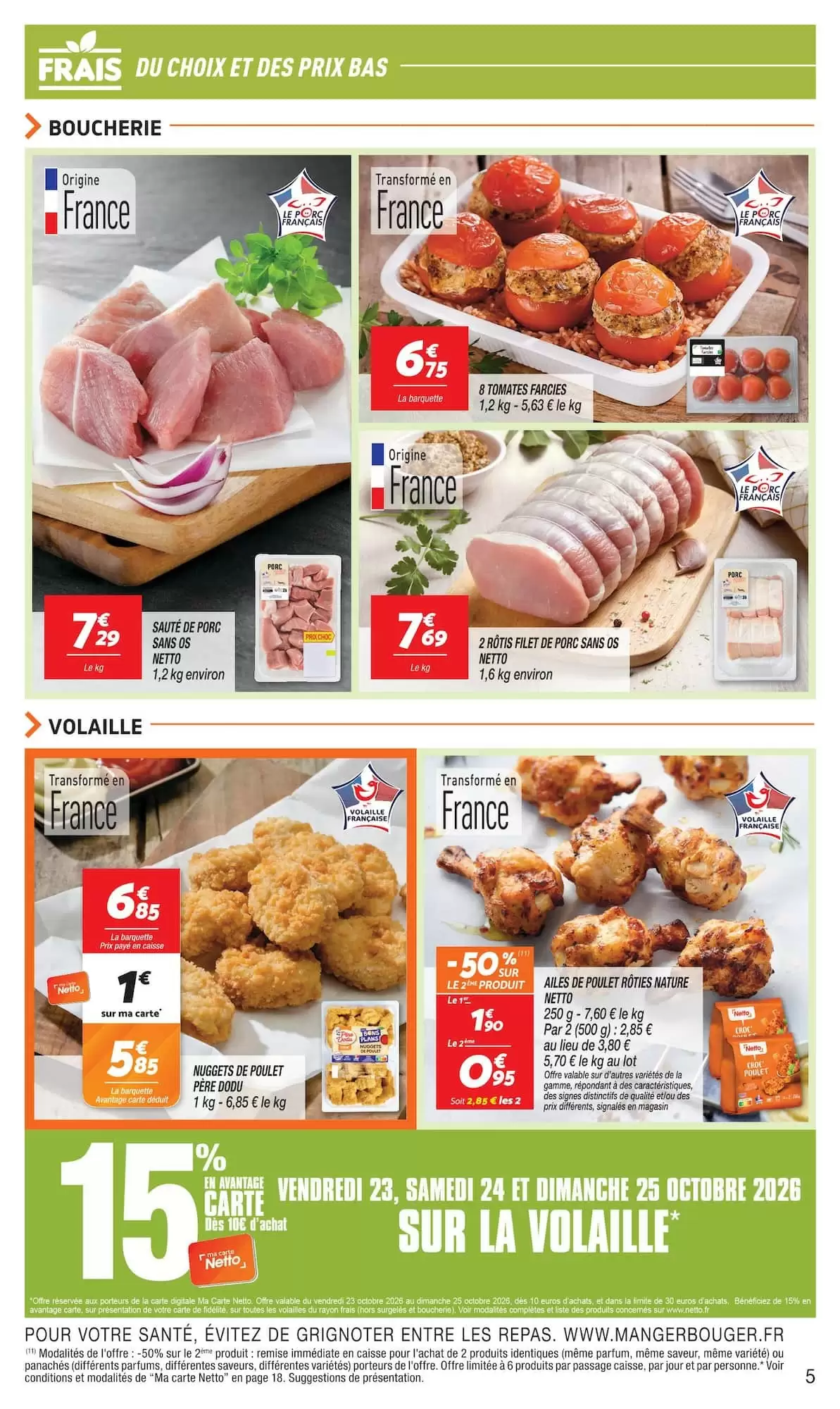 Prospectus promotionnel Netto valable à partir du 20/10/2026 - Page 5.