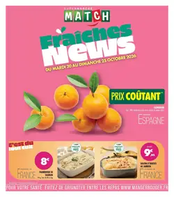 Prospectus promotionnel Match valable à partir du 20/10/2026